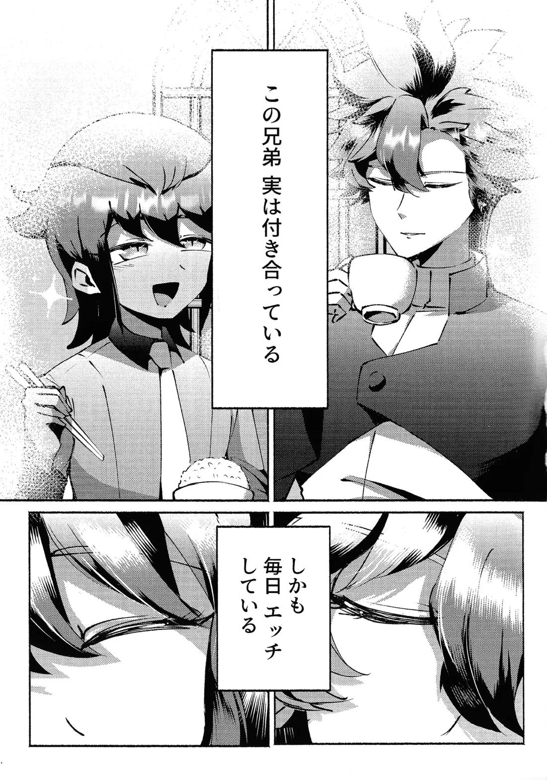 兄弟がひたすらしてるだけの本 4ページ