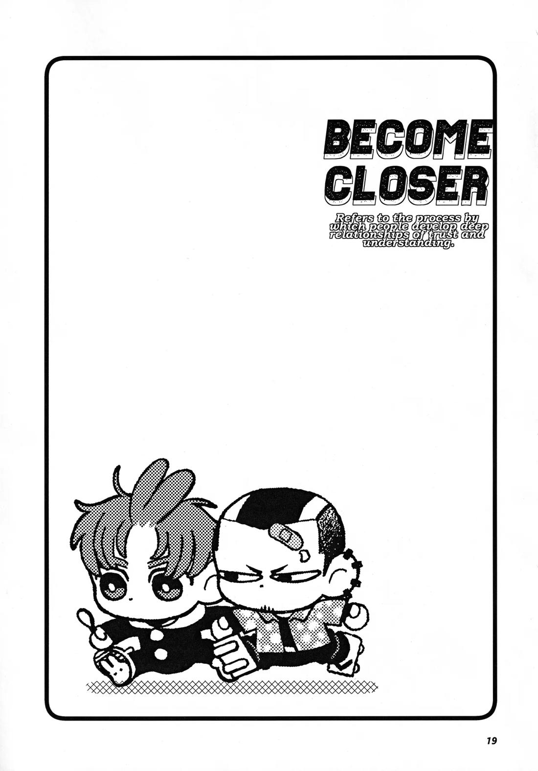 become closer 20ページ