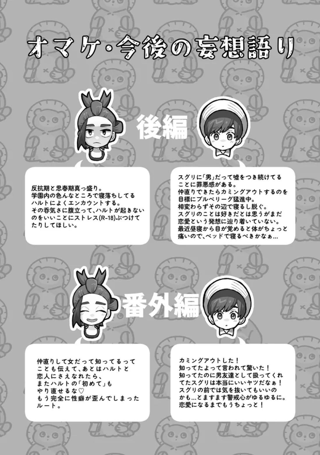 スグリが男装ハルトちゃん♀のおっっっぱい揉む本 15ページ