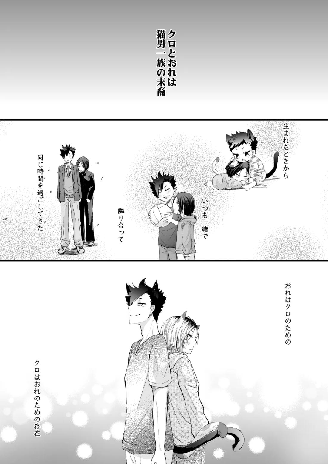 黒猫と三毛猫の新婚生活録 3ページ