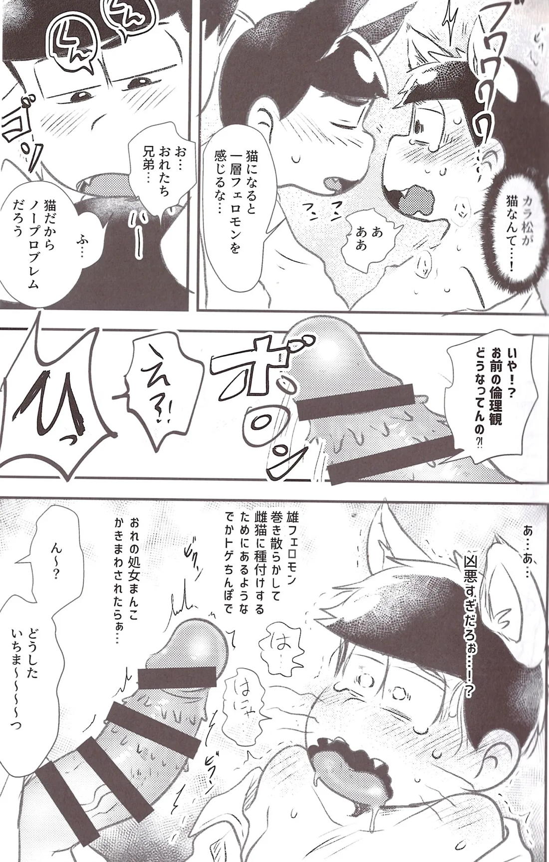 猫ちゃんのとげちんこでたねつけせっくすするはなし 14ページ