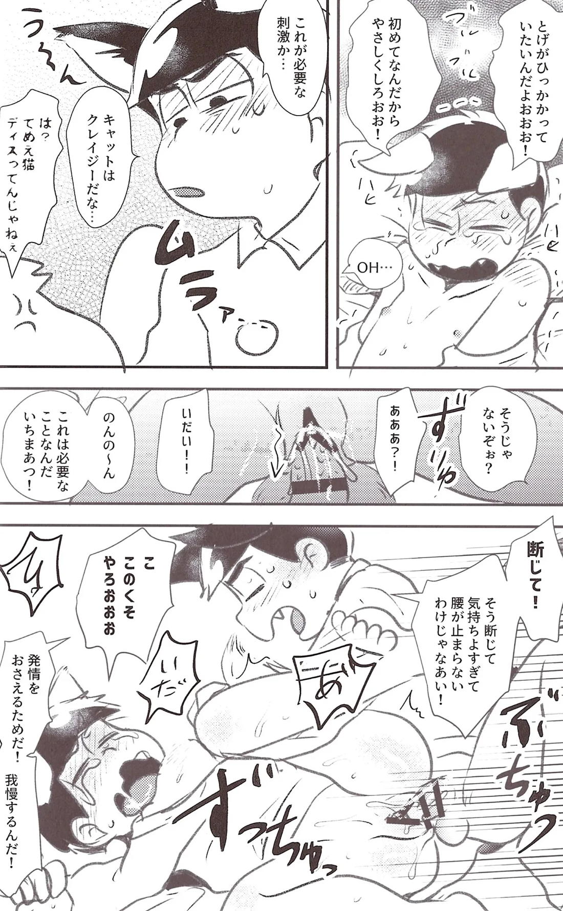 猫ちゃんのとげちんこでたねつけせっくすするはなし 17ページ