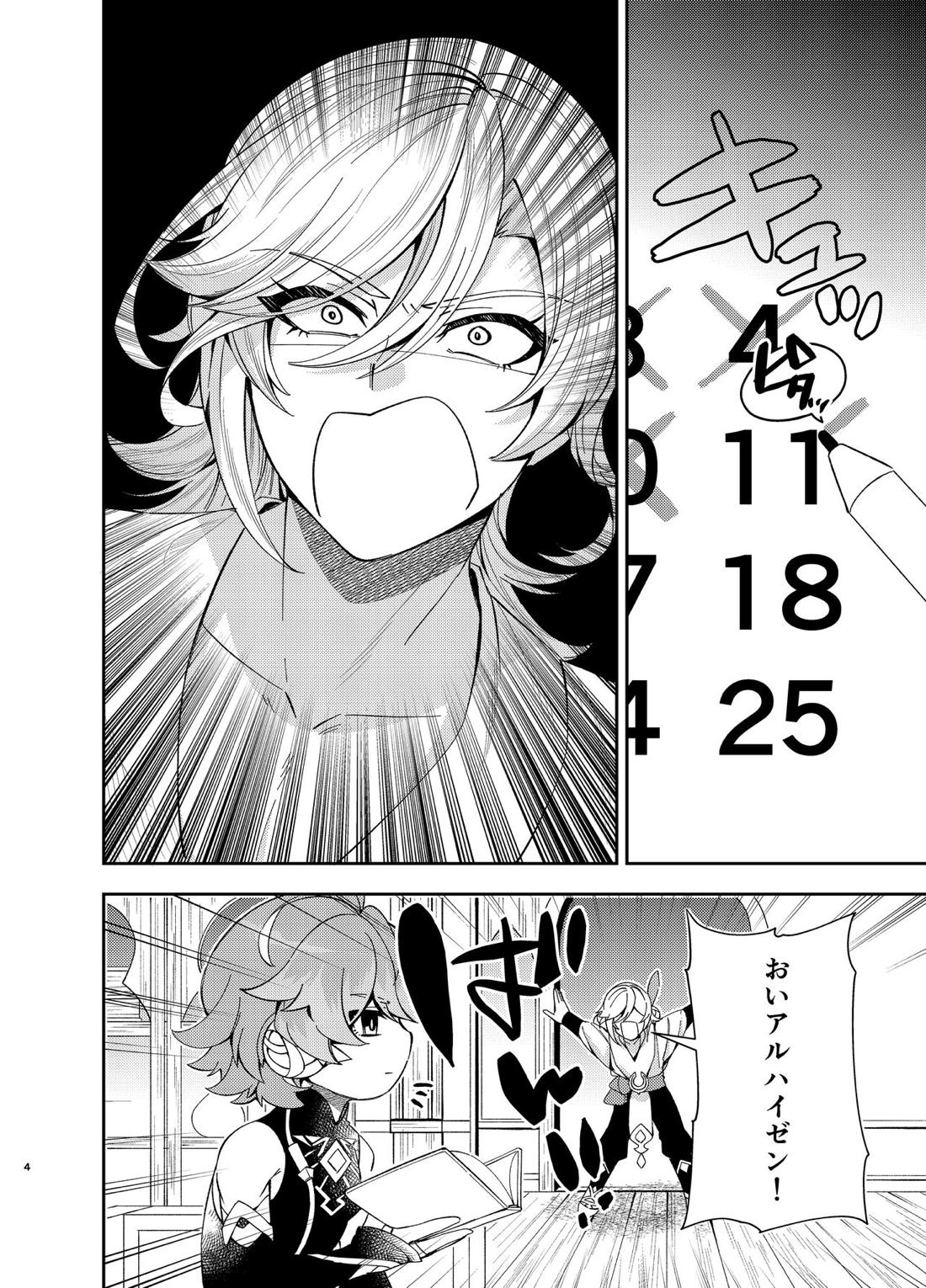 誕生日にチューする話 3ページ
