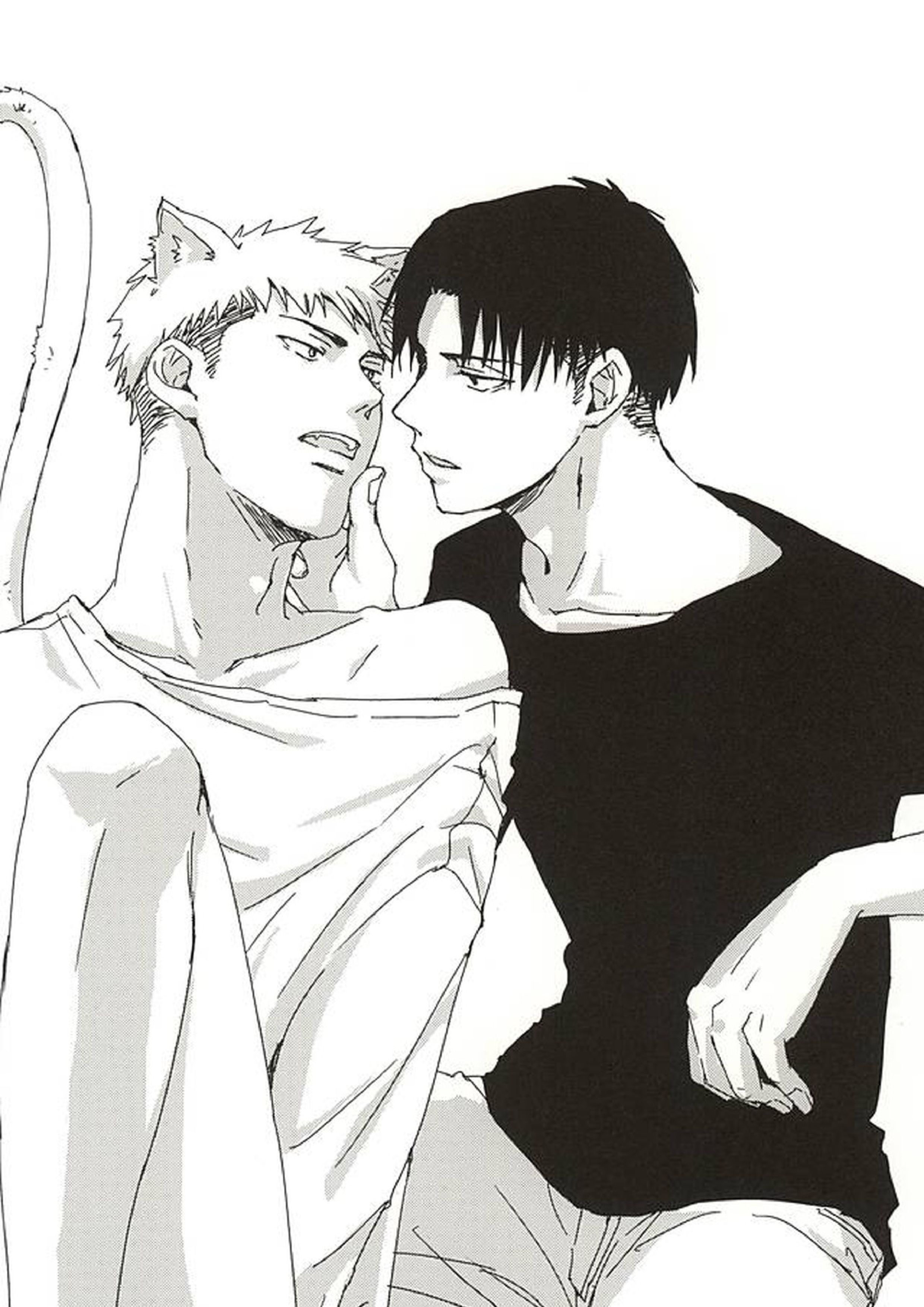 ニャンキルくんと母乳ジャンくんの本 11ページ