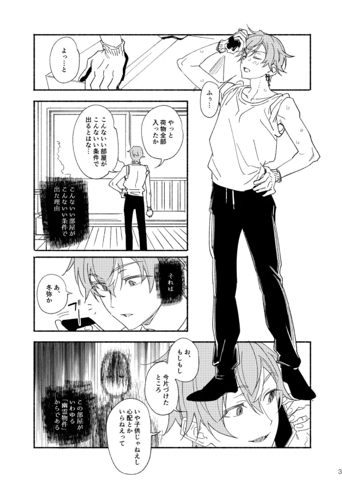 幽霊物件で一人暮らし始めた彰人の話 2ページ