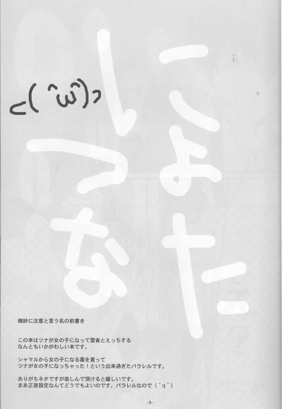にょたツナ日記 2ページ