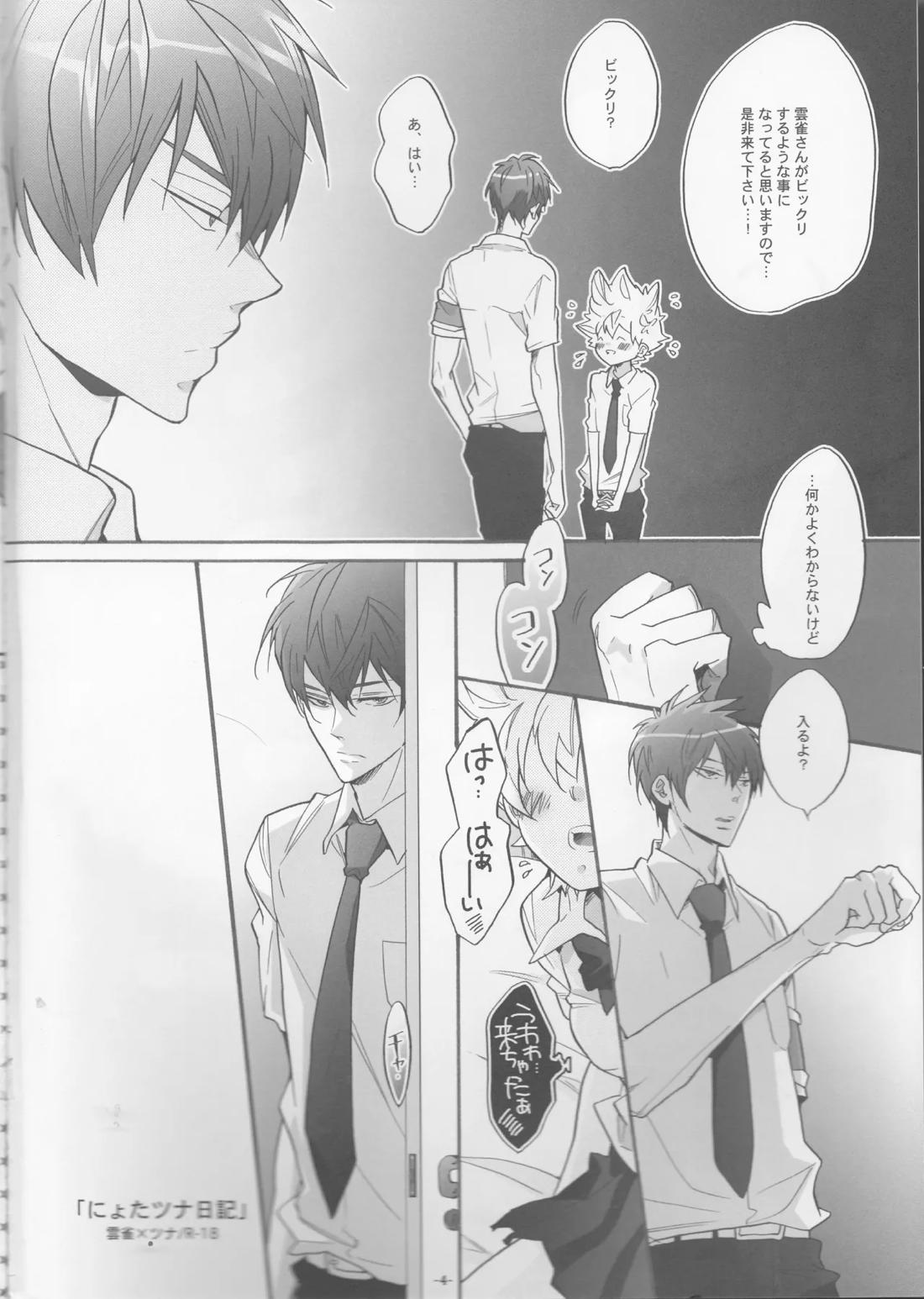 にょたツナ日記 3ページ