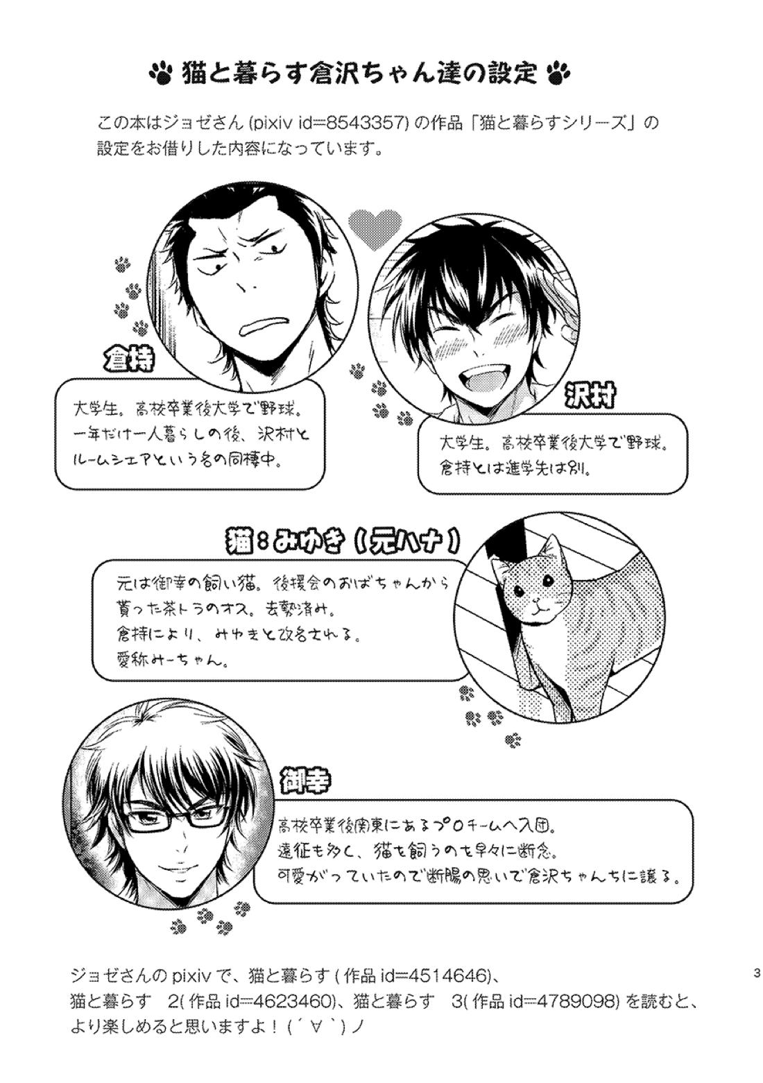 ねことくらす 3ページ