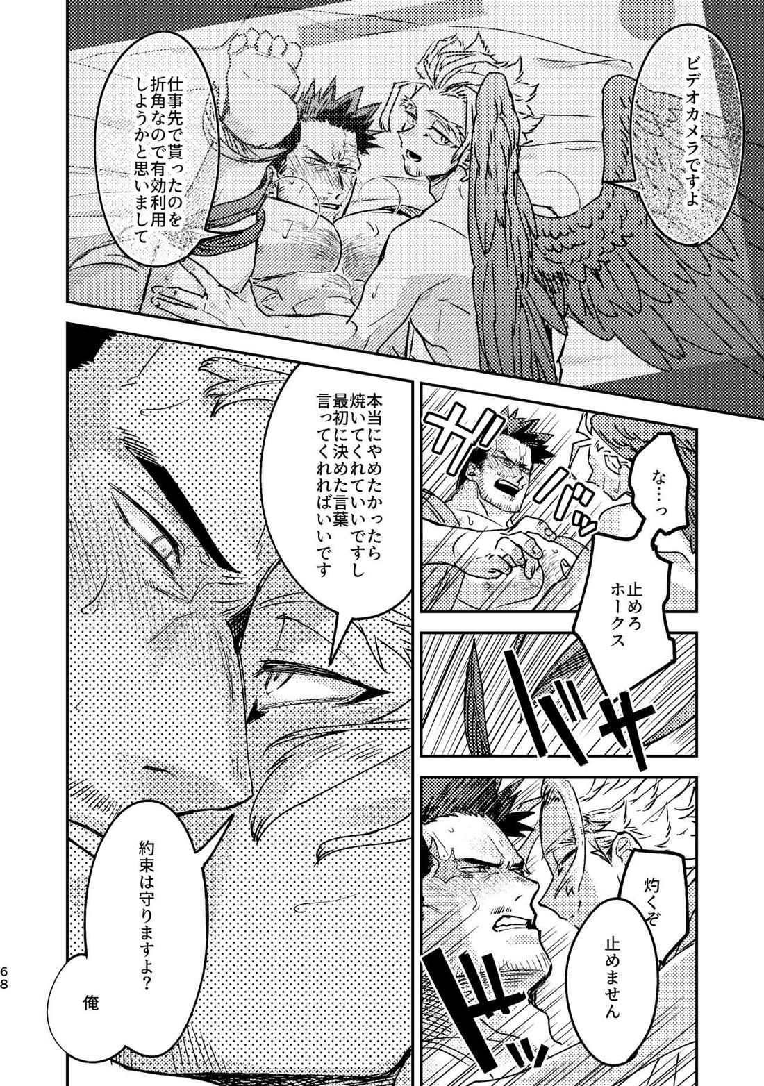 WEB再録済ホー炎漫画が紙でも読める本。 67ページ