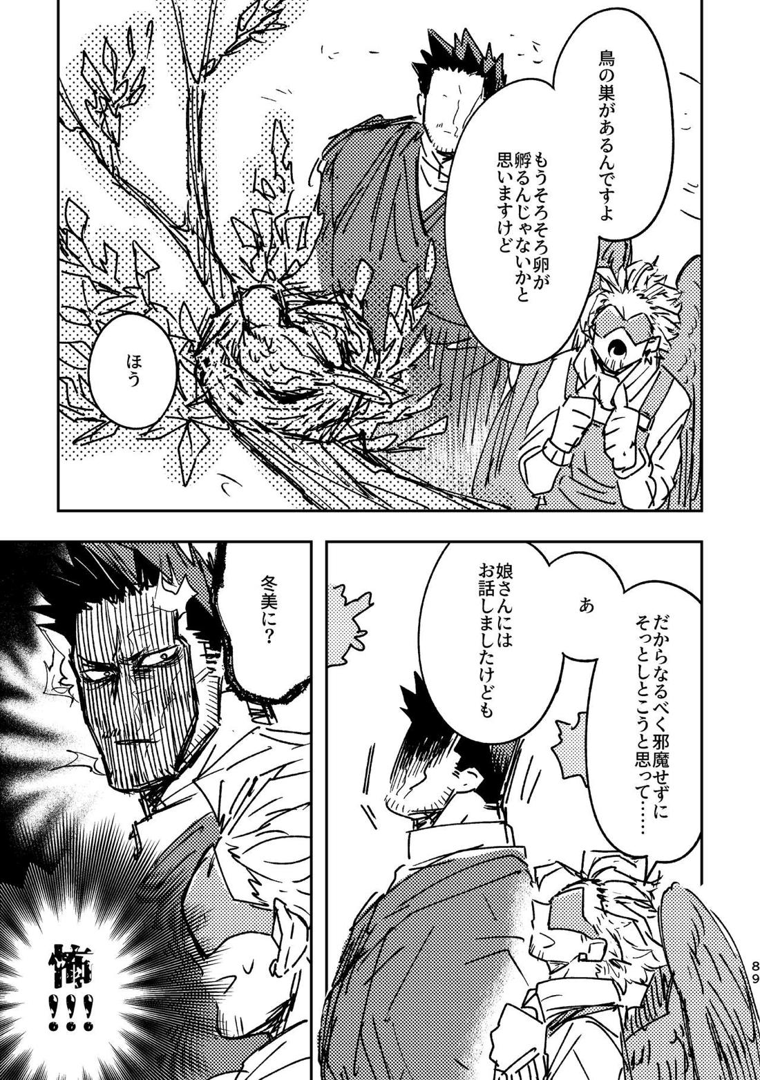 WEB再録済ホー炎漫画が紙でも読める本。 88ページ