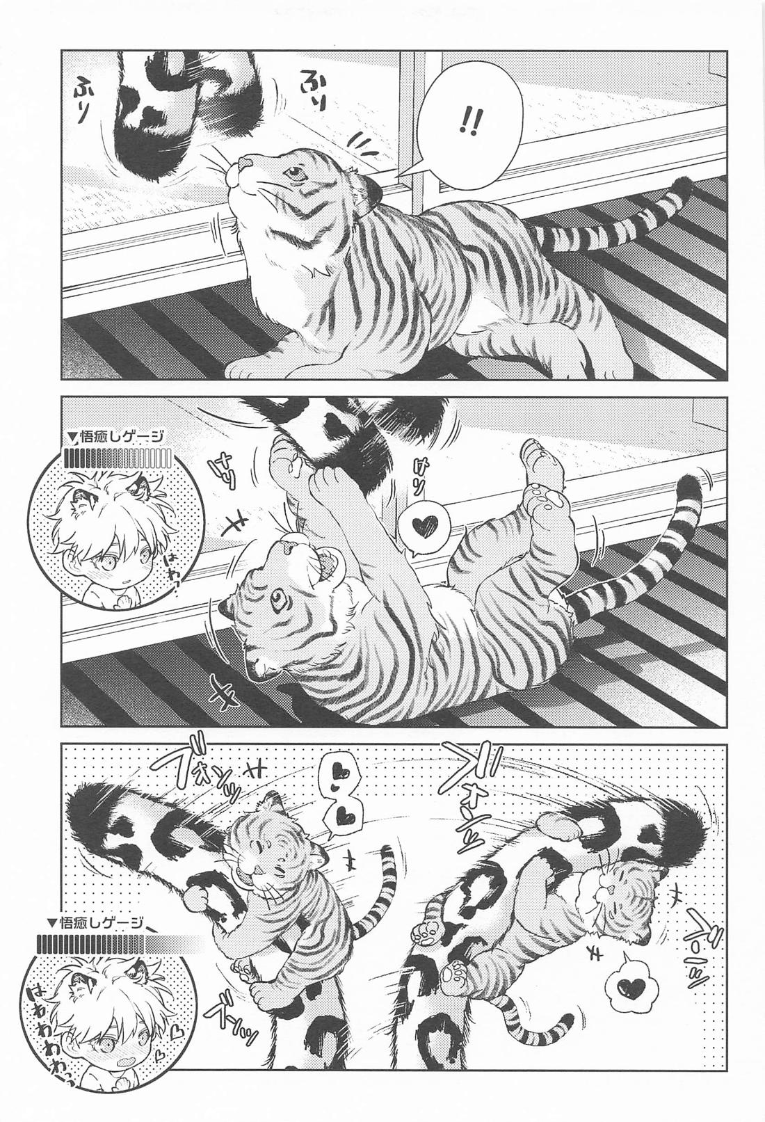 都会には獣人がいない 癒しの虎編 8ページ