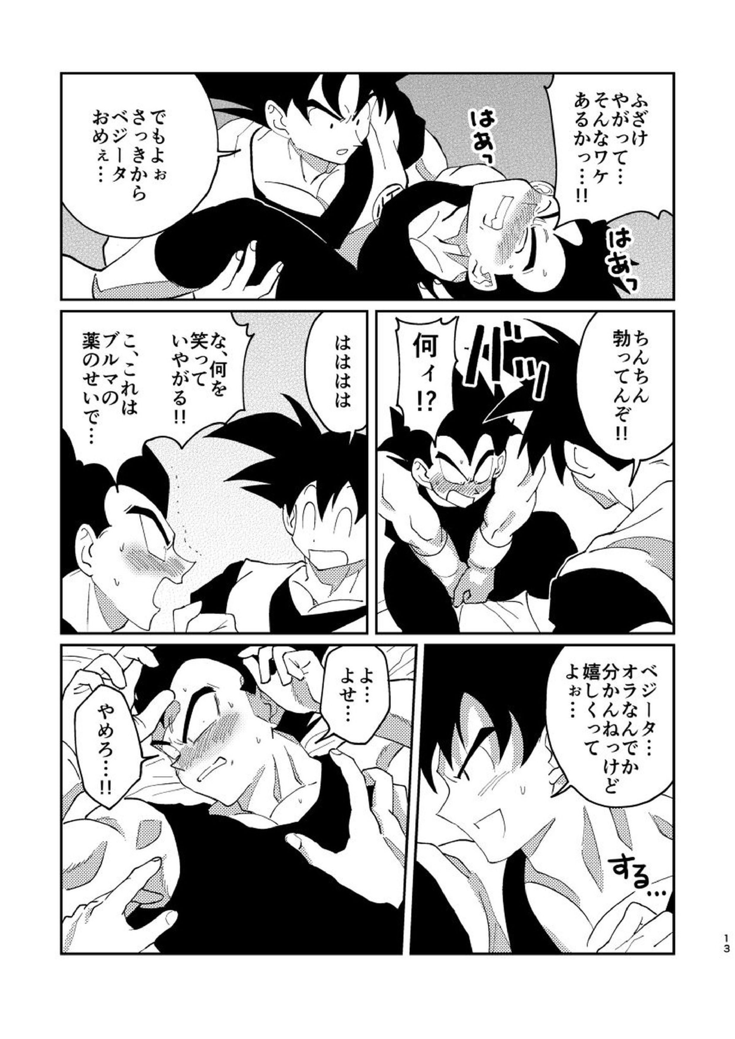悟空とベジータのボーイズラブ 11ページ
