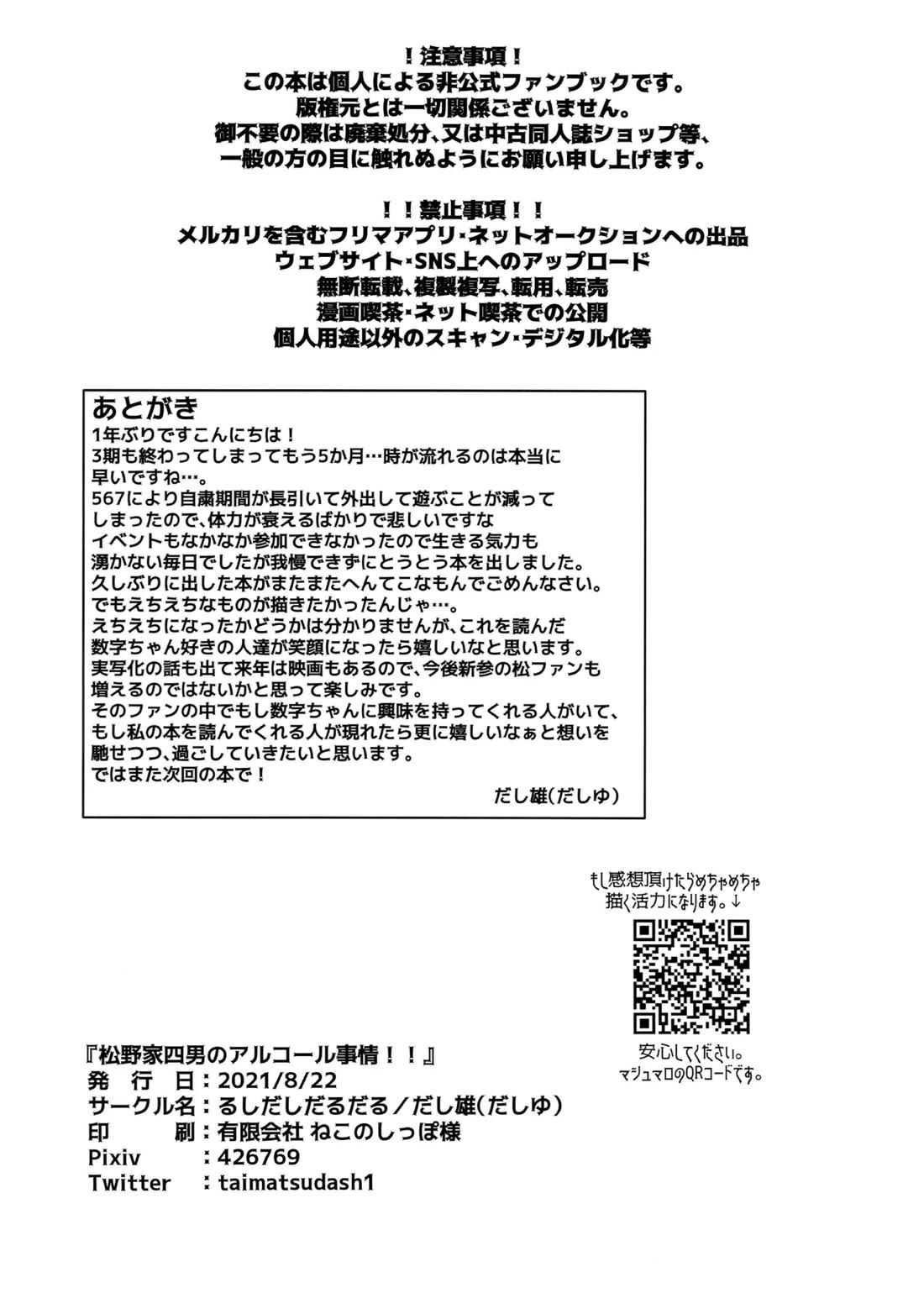 松野家四男のアルコール事情!! 25ページ