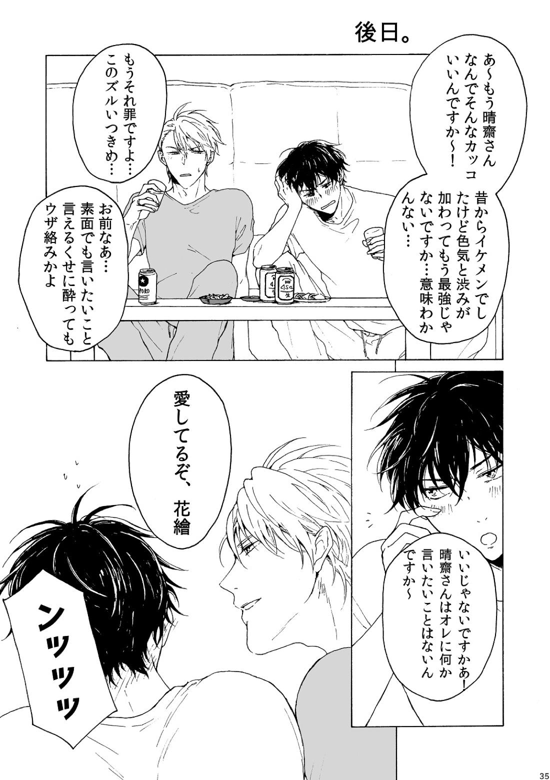 明日もあなたと恋をする 35ページ