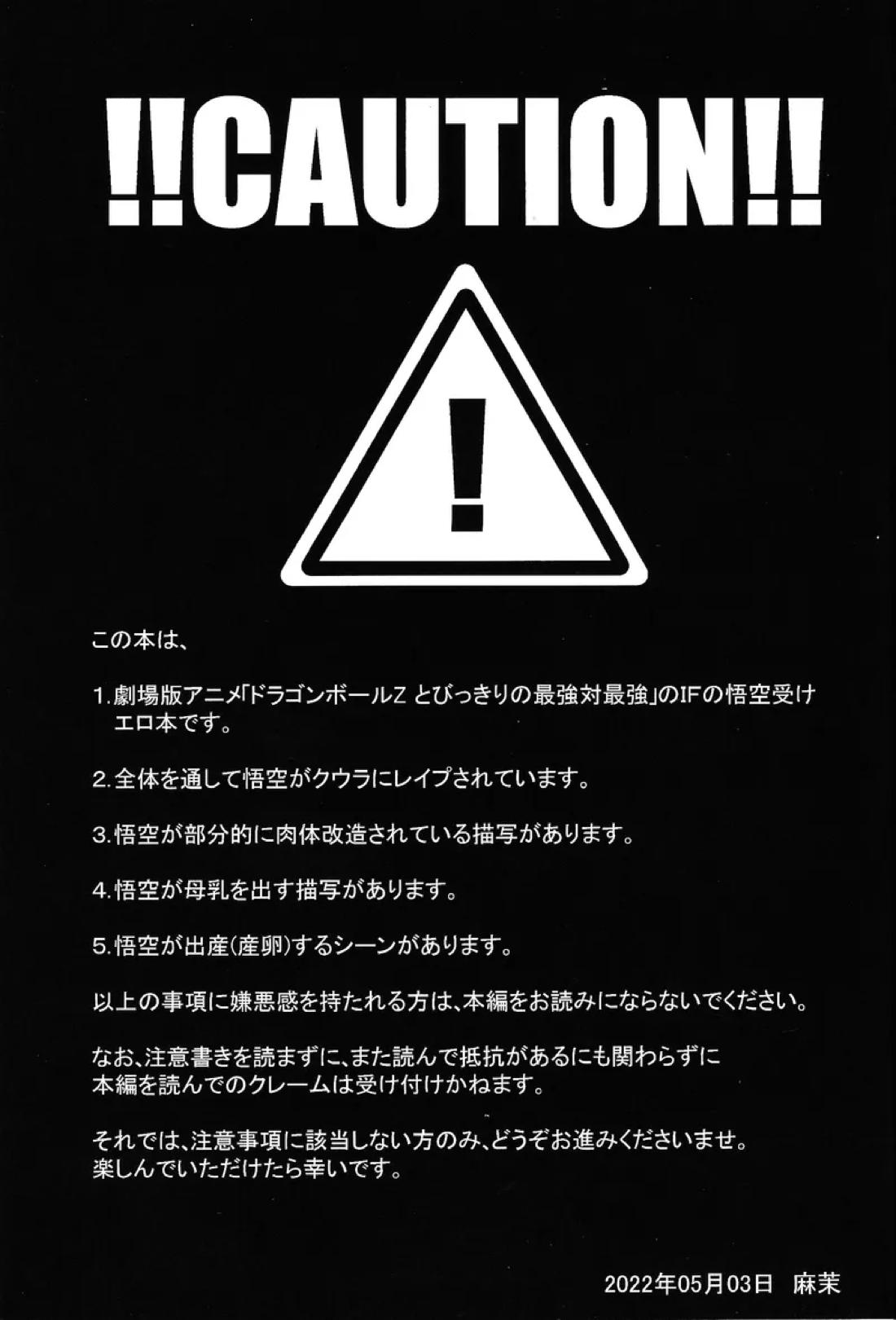 本当はHな劇場版 ドラゴンボールZ ～とびっきりの最強対最強～ 2ページ