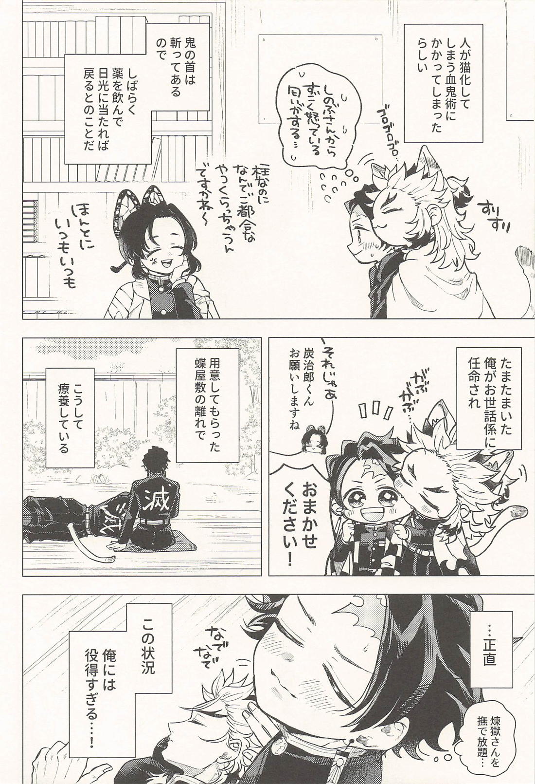 ねこびより 3ページ