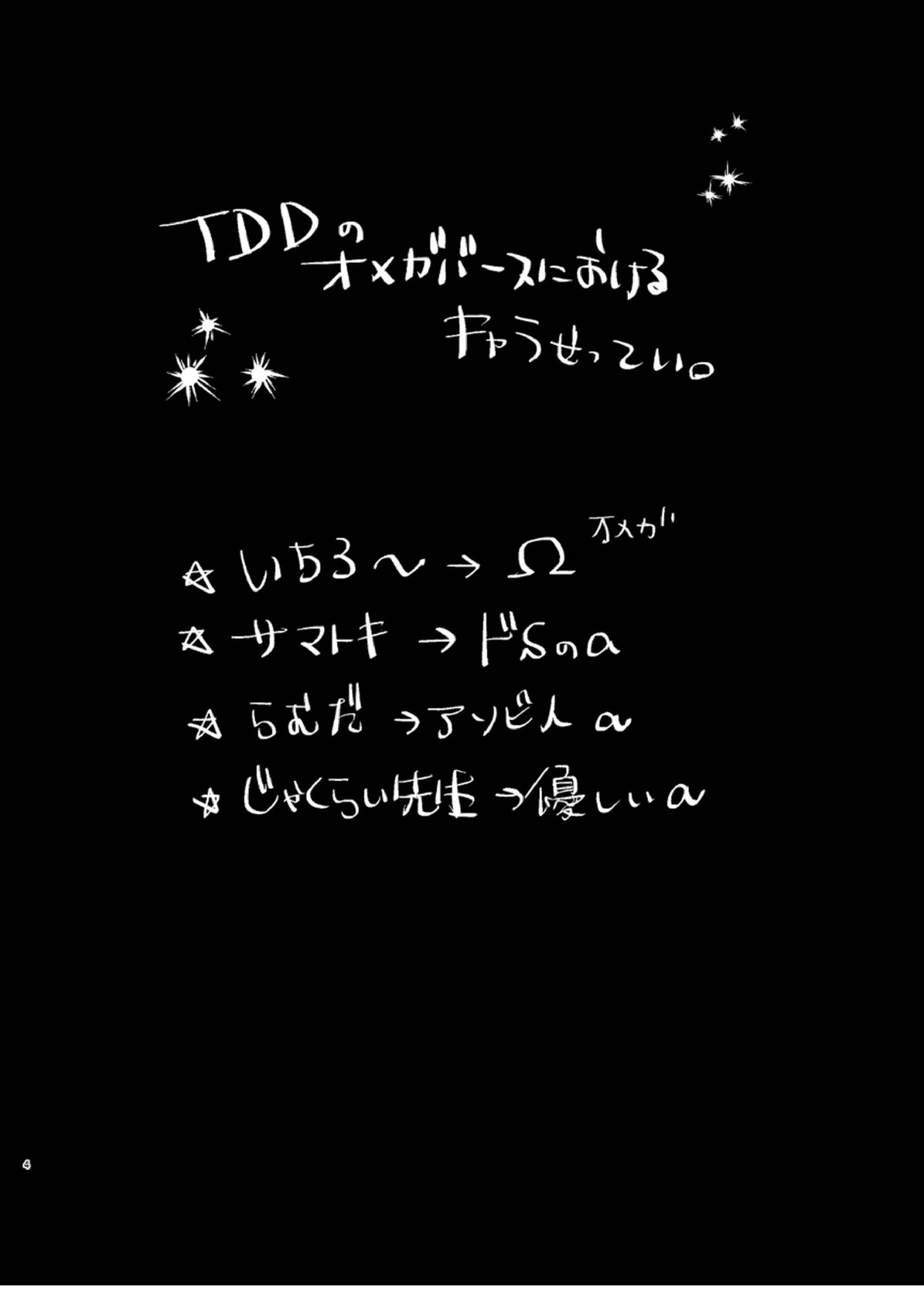 TDD一郎総受け、左馬一 3ページ