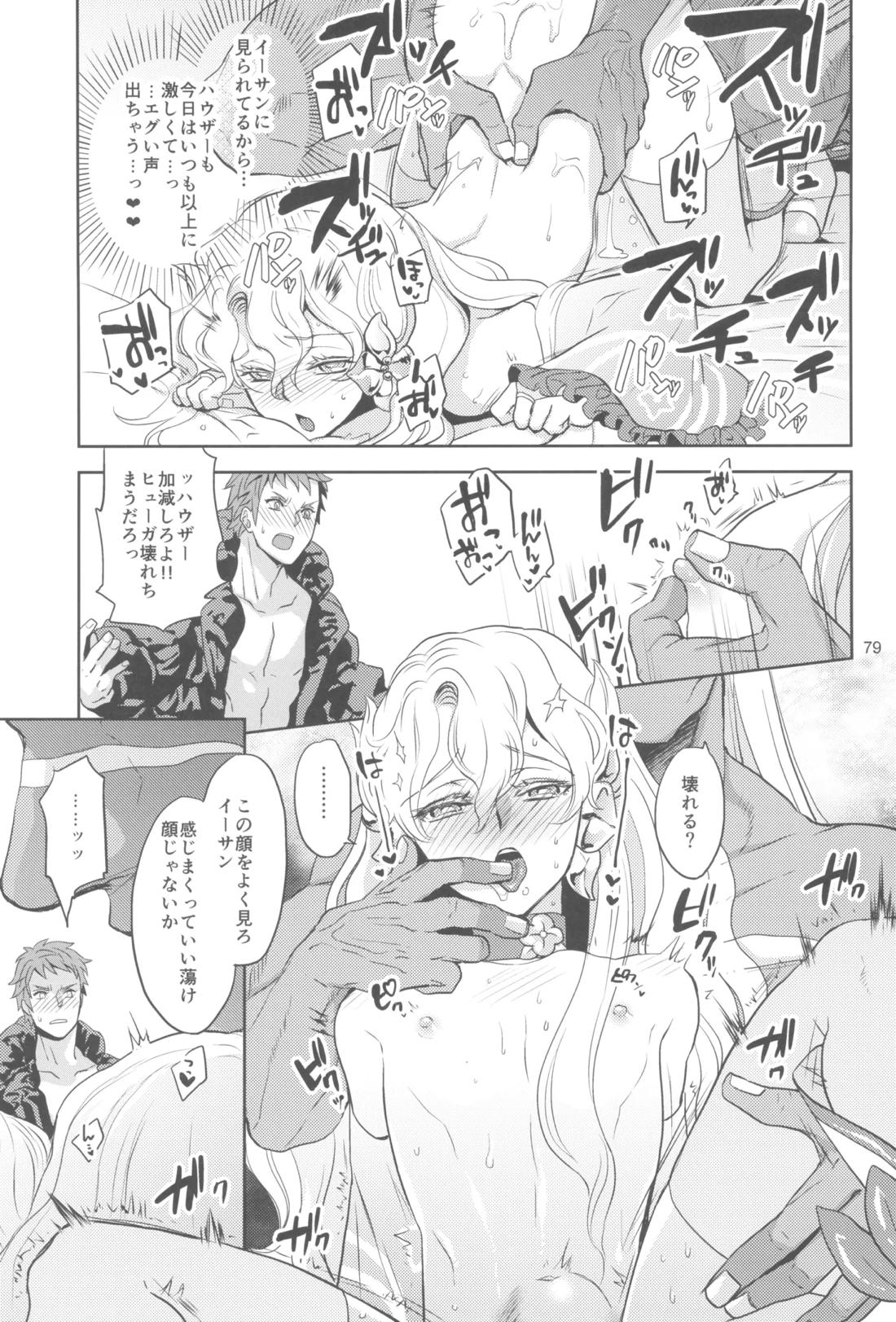 ヒューガ社長がいろんな女装させられるシリーズまとめ 再録集1 78ページ