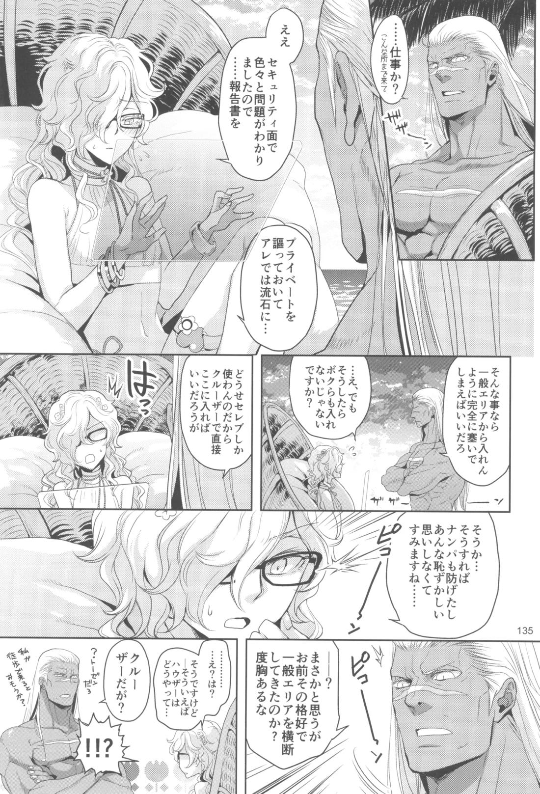 ヒューガ社長がいろんな女装させられるシリーズまとめ 再録集1 134ページ