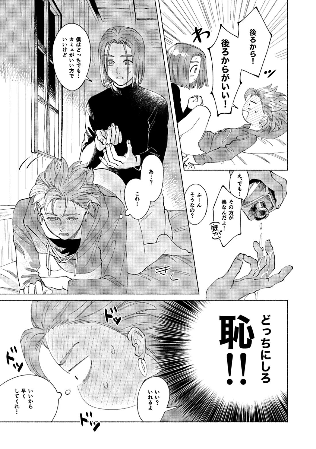 イレブンがカミュの自慰を見たがる話 28ページ