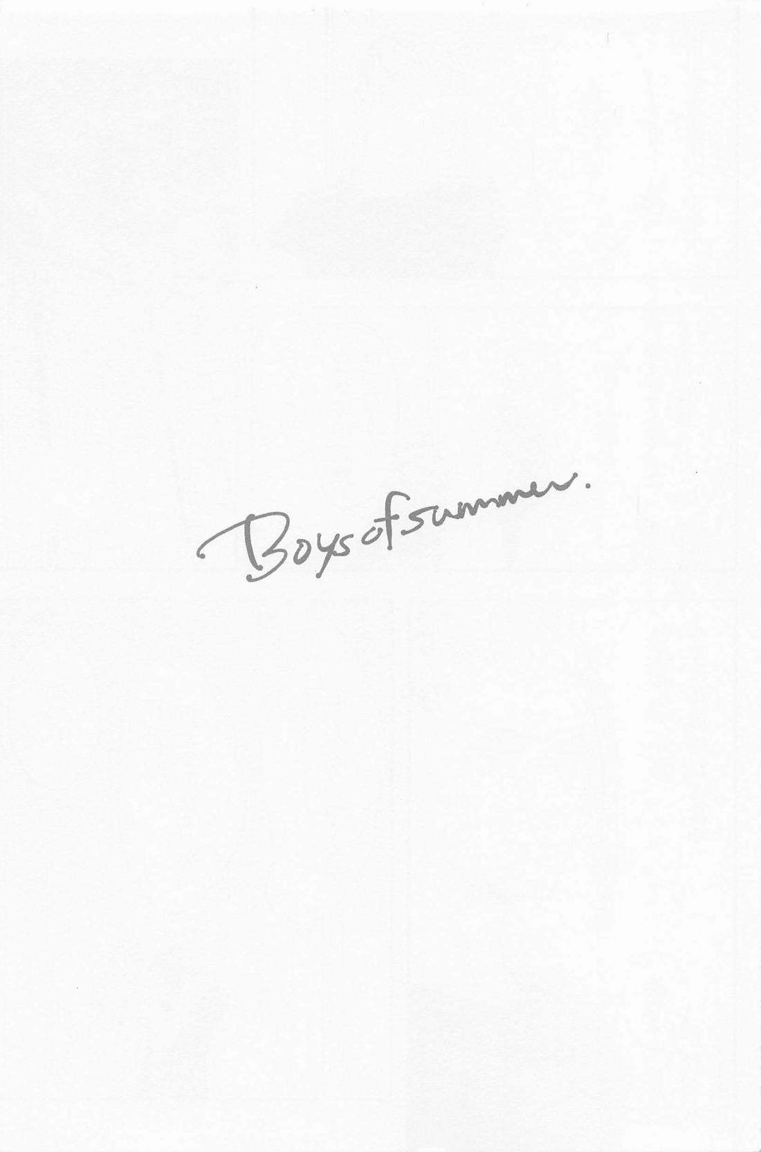 boys of summer 2ページ
