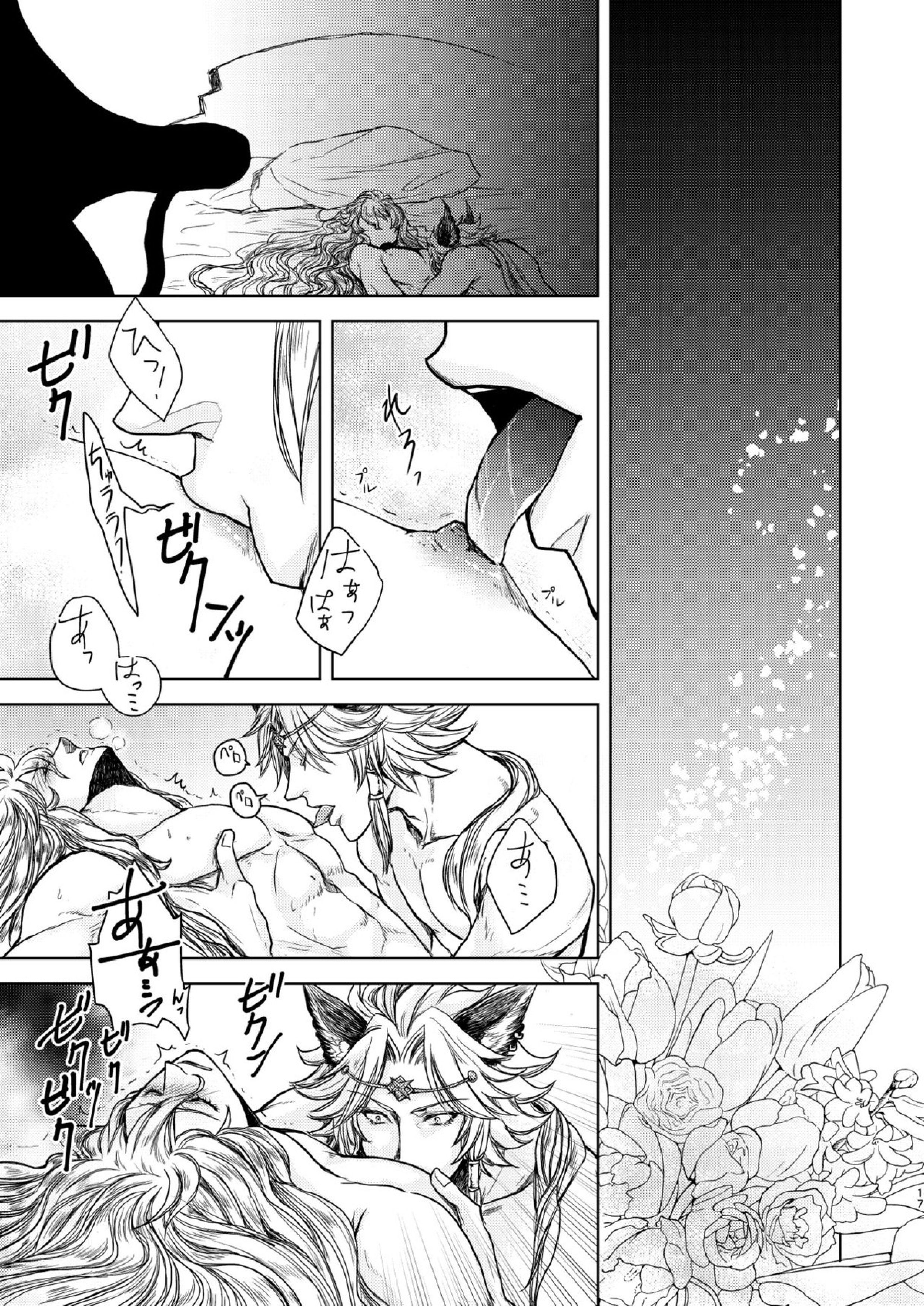 琥珀に映る藍玉 セルエル×ノイシュ再録 17ページ