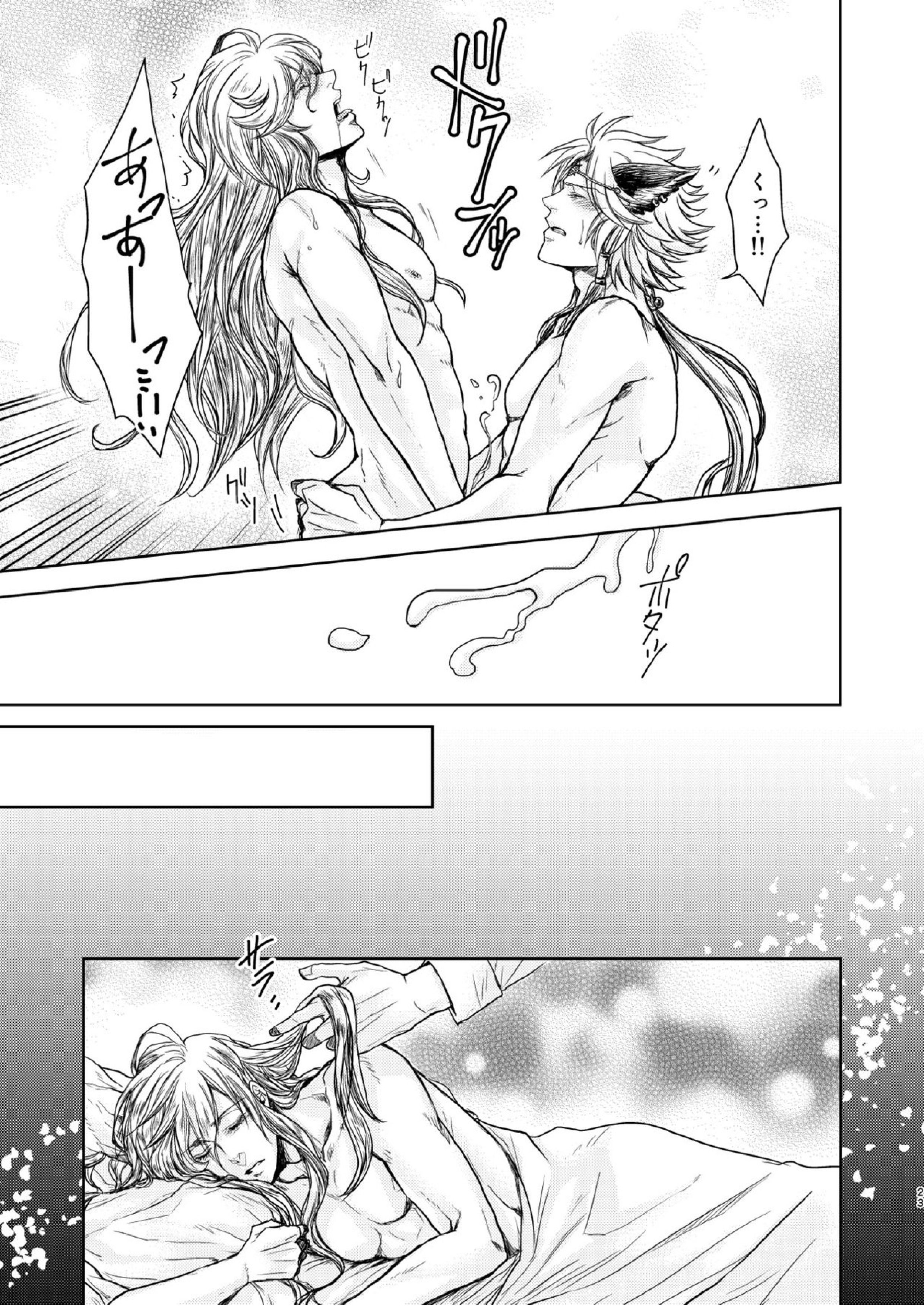 琥珀に映る藍玉 セルエル×ノイシュ再録 23ページ