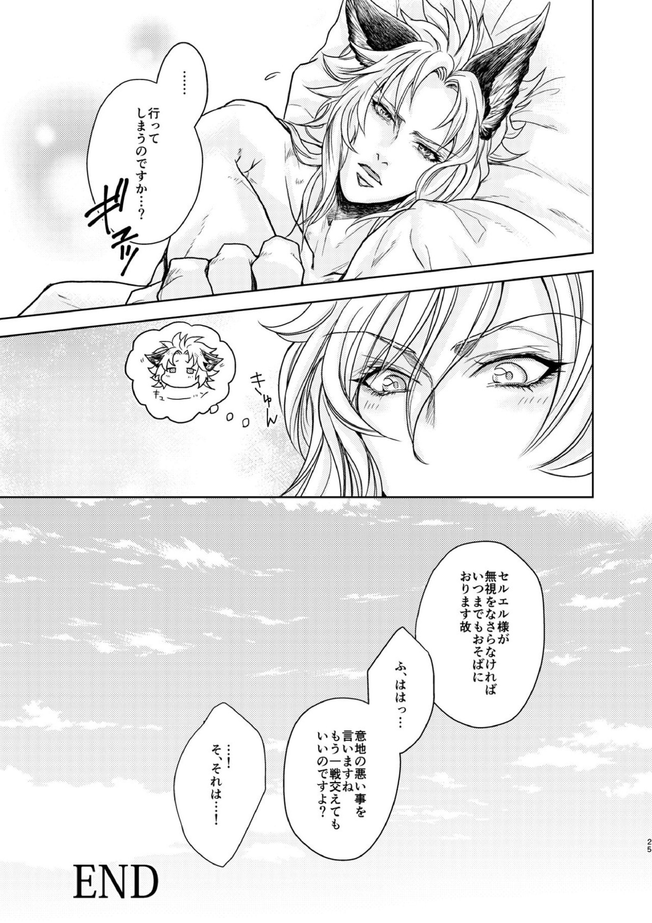 琥珀に映る藍玉 セルエル×ノイシュ再録 49ページ