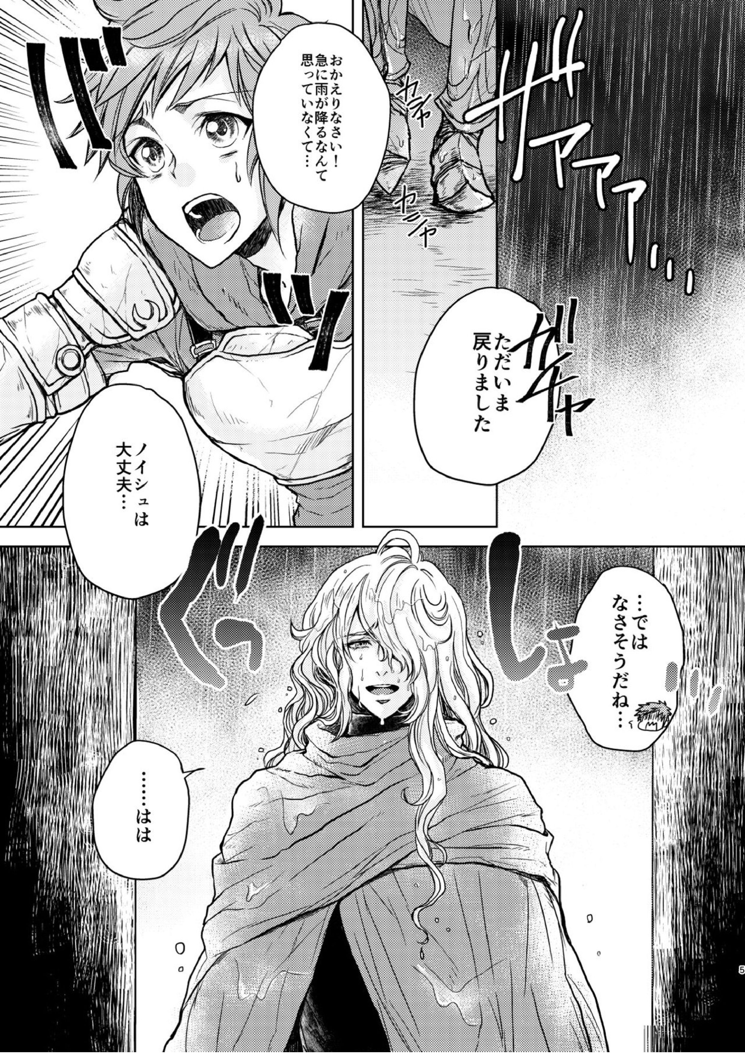 琥珀に映る藍玉 セルエル×ノイシュ再録 53ページ