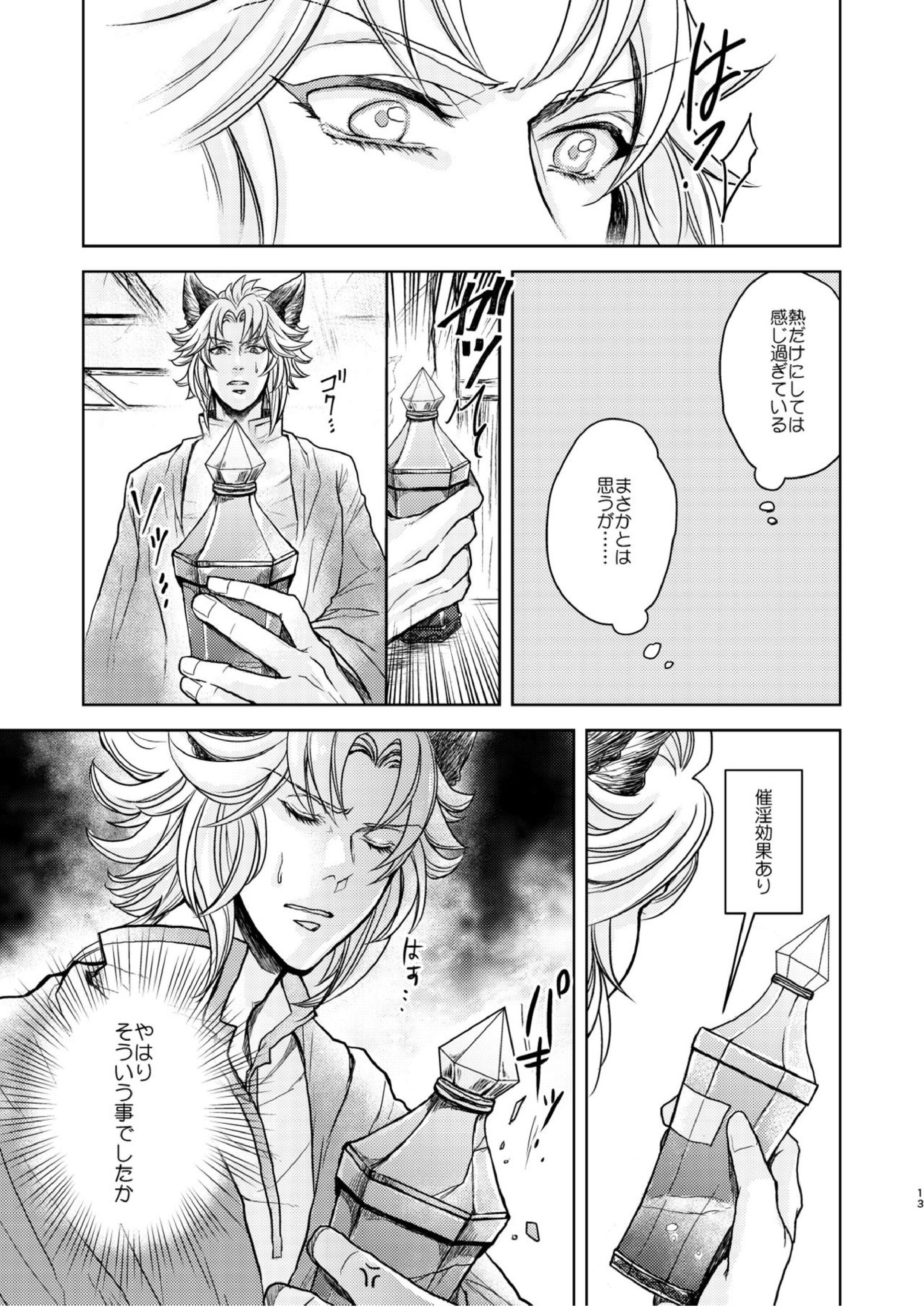 琥珀に映る藍玉 セルエル×ノイシュ再録 61ページ