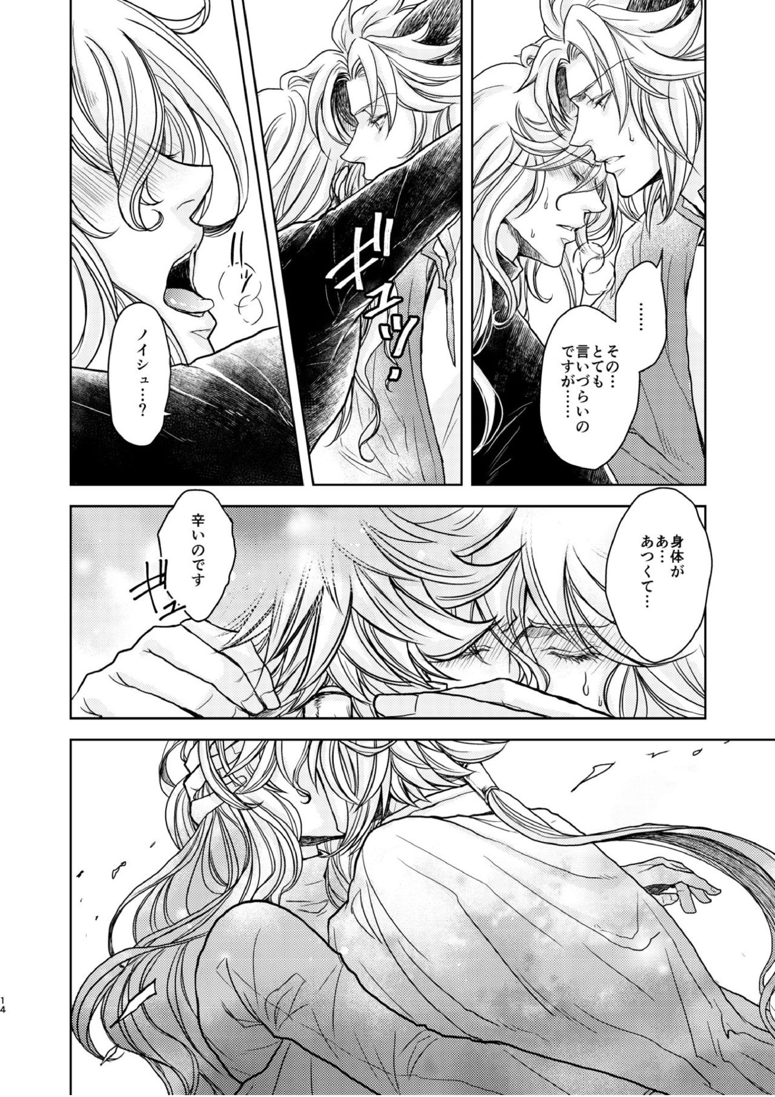 琥珀に映る藍玉 セルエル×ノイシュ再録 62ページ
