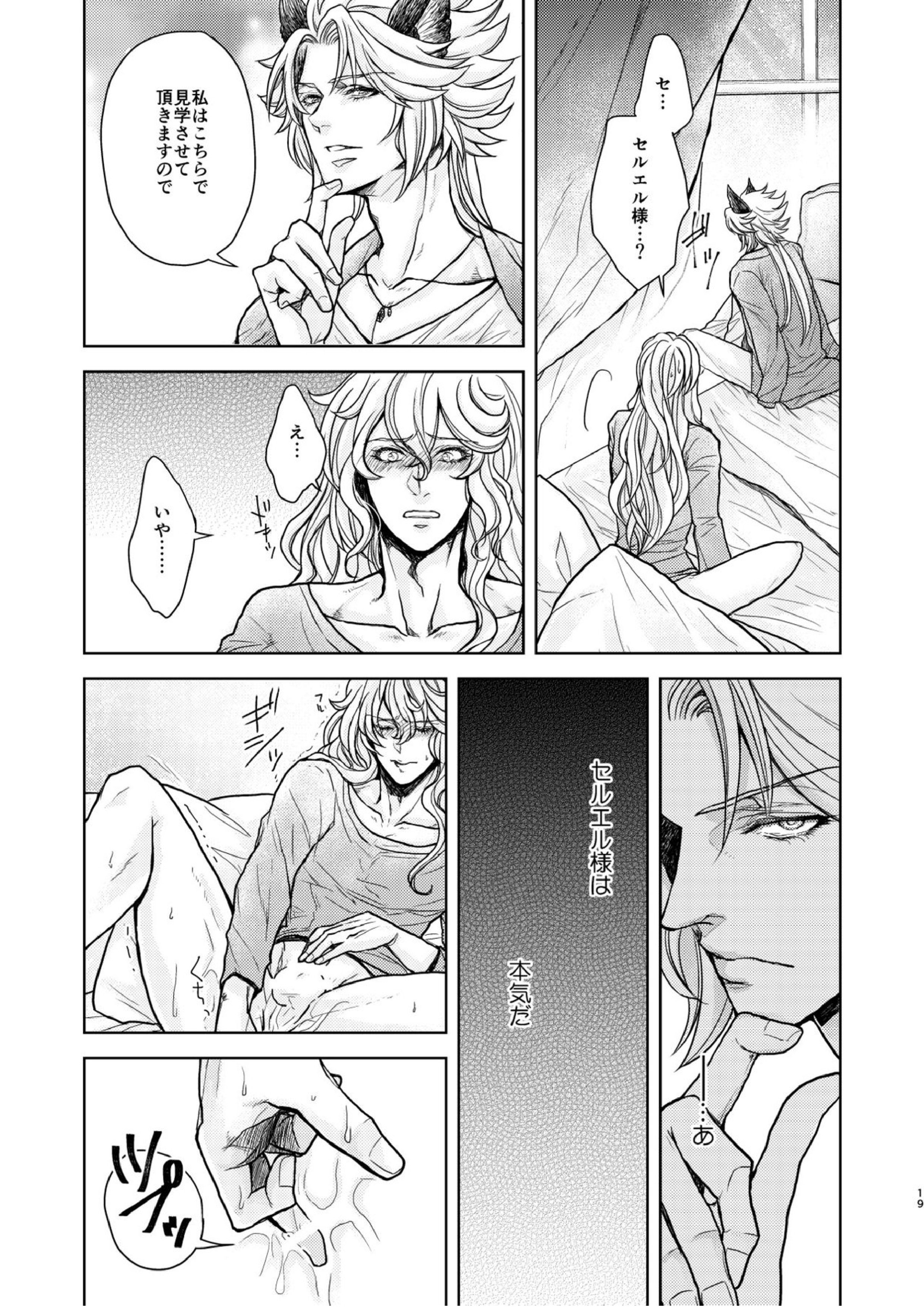 琥珀に映る藍玉 セルエル×ノイシュ再録 97ページ