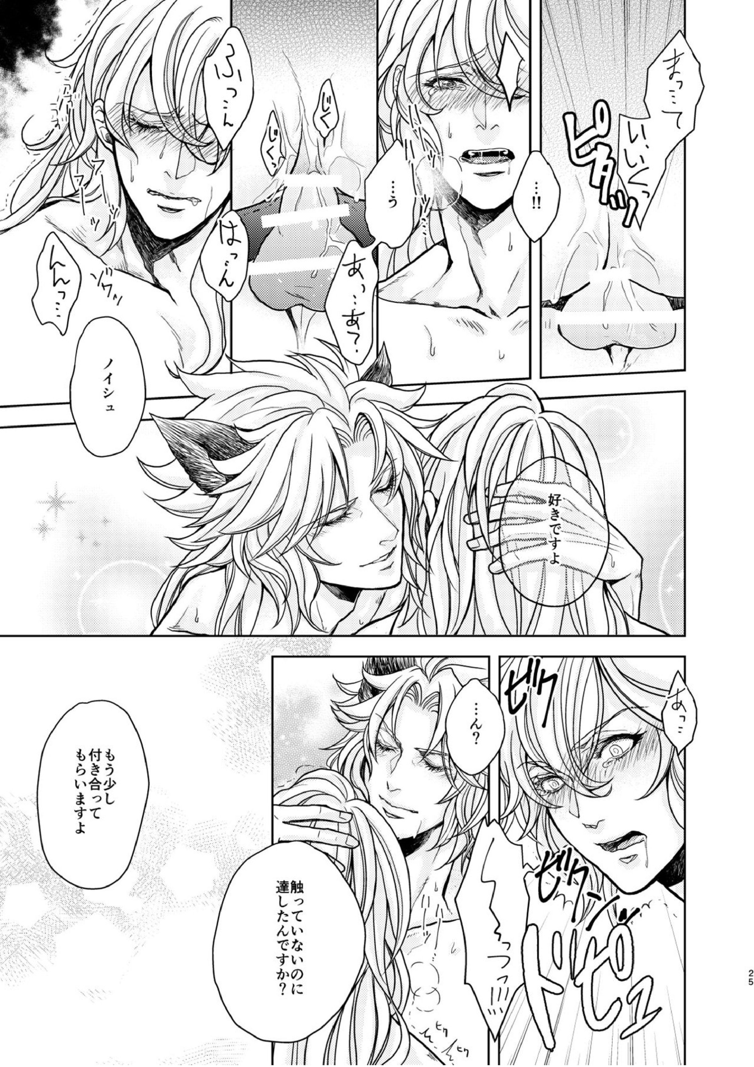 琥珀に映る藍玉 セルエル×ノイシュ再録 103ページ