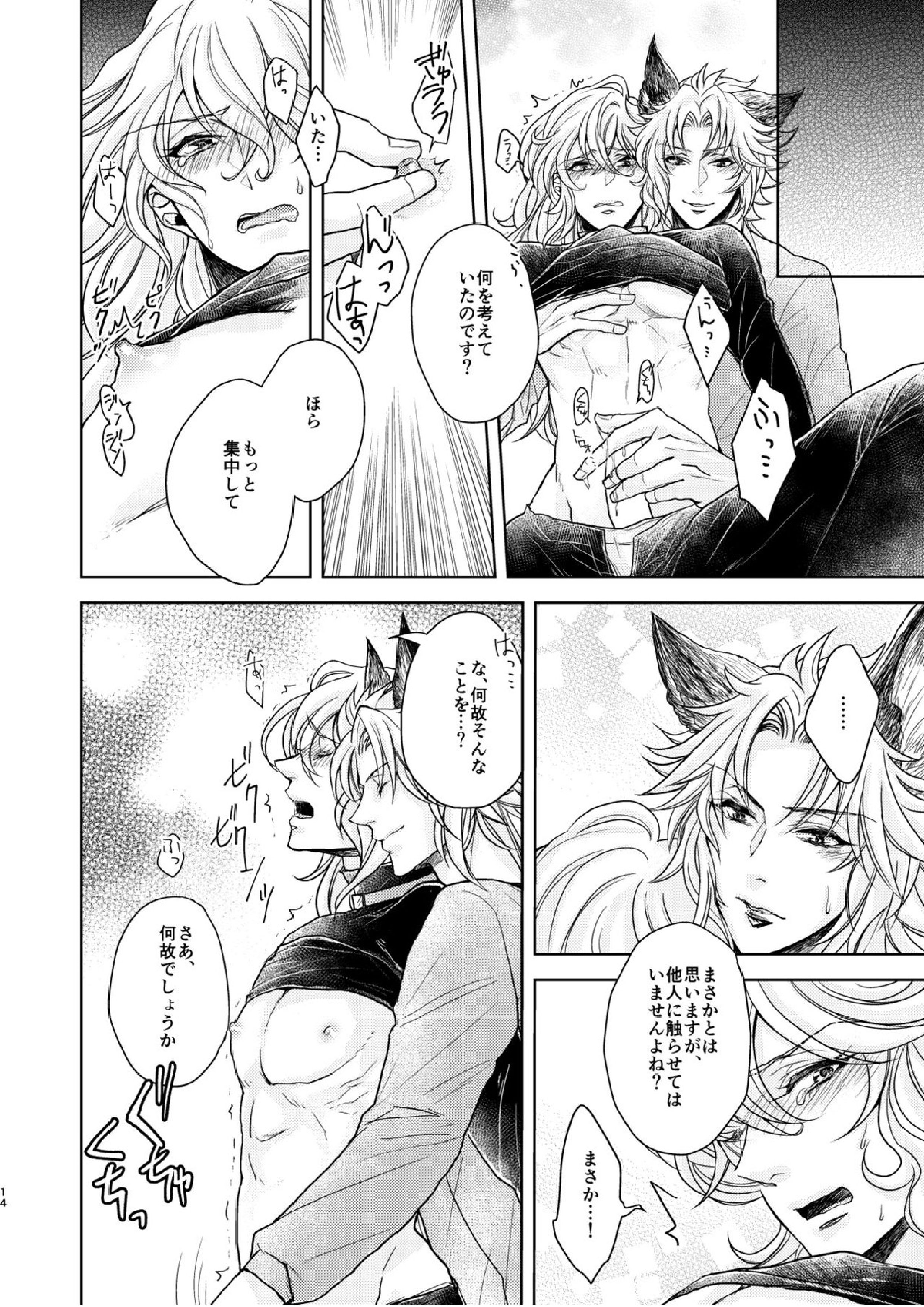 琥珀に映る藍玉 セルエル×ノイシュ再録 118ページ