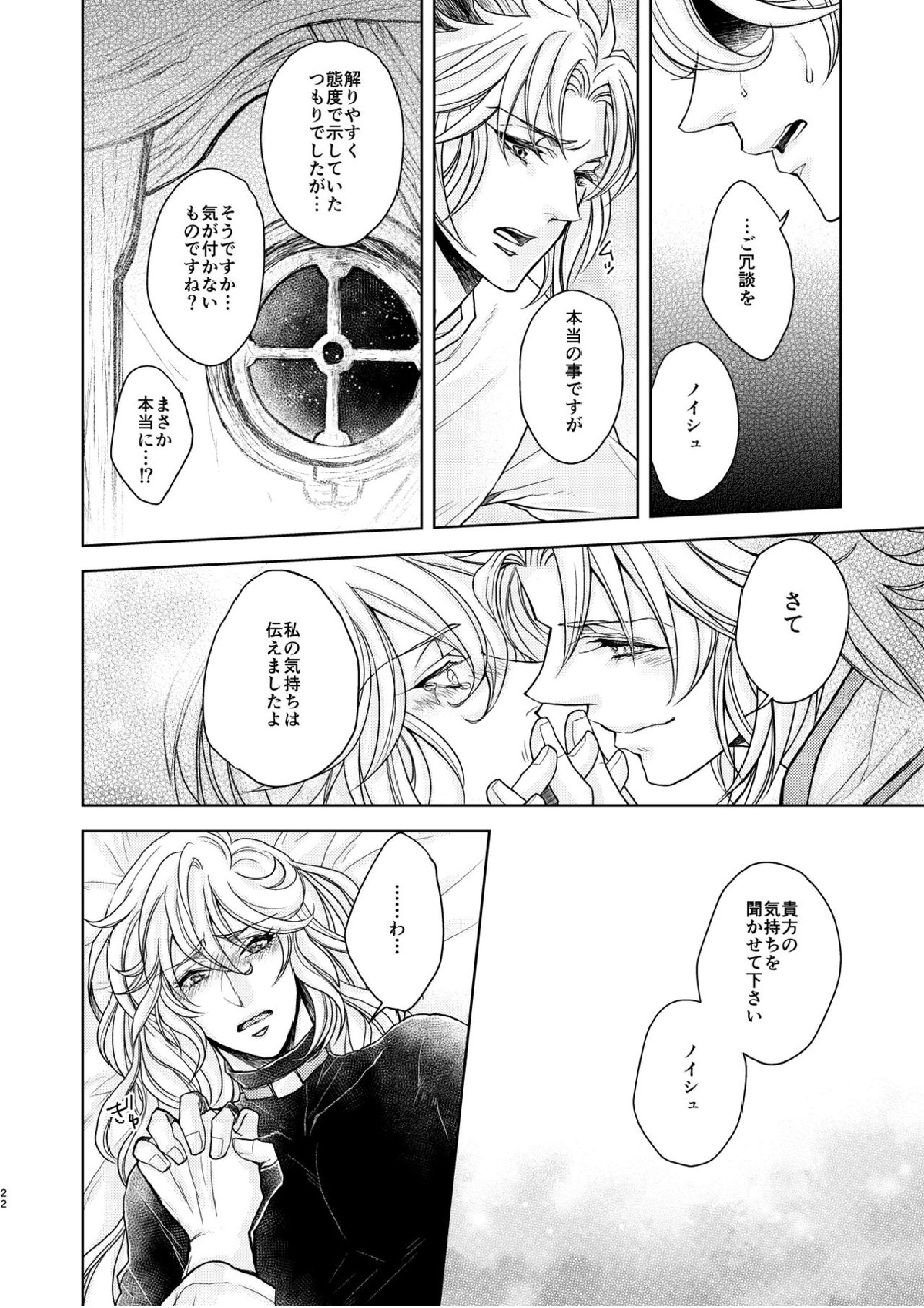 琥珀に映る藍玉 セルエル×ノイシュ再録 126ページ