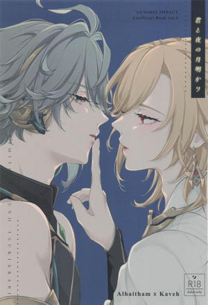 君と夜の月明かり