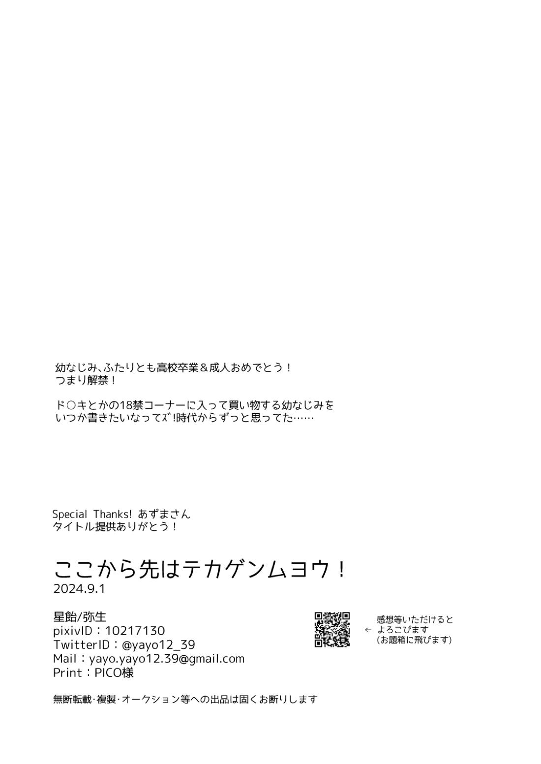ここから先はテカゲンムヨウ！ 35ページ
