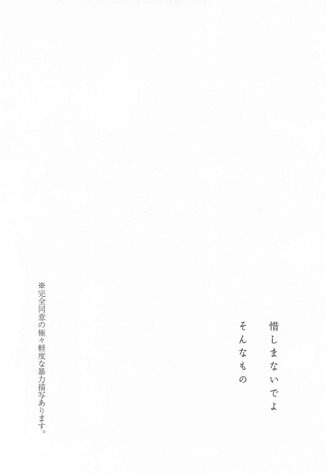 惜しまないでよ、そんなもの 2ページ