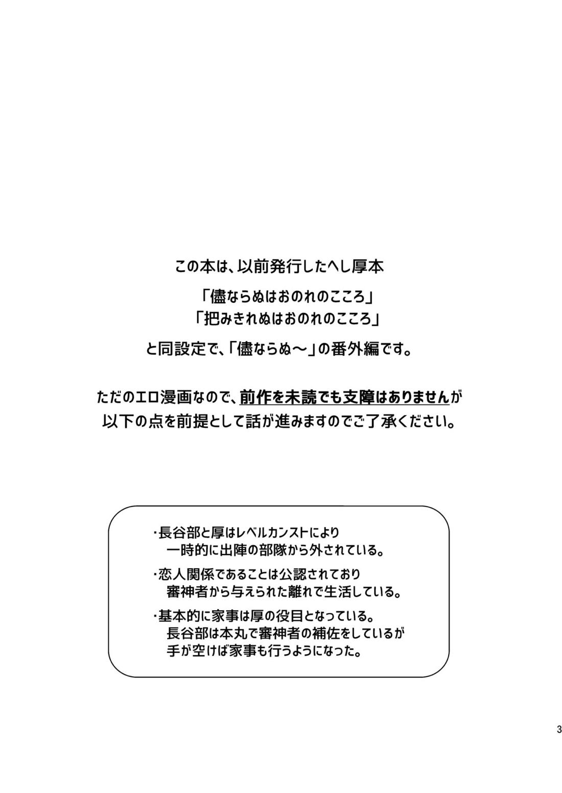 御しきれぬはおのれのこころ 2ページ