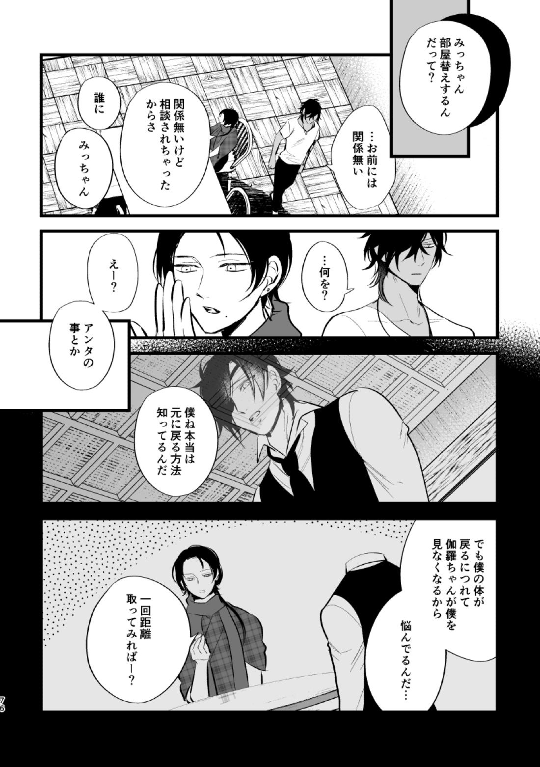 とうめい人間 74ページ