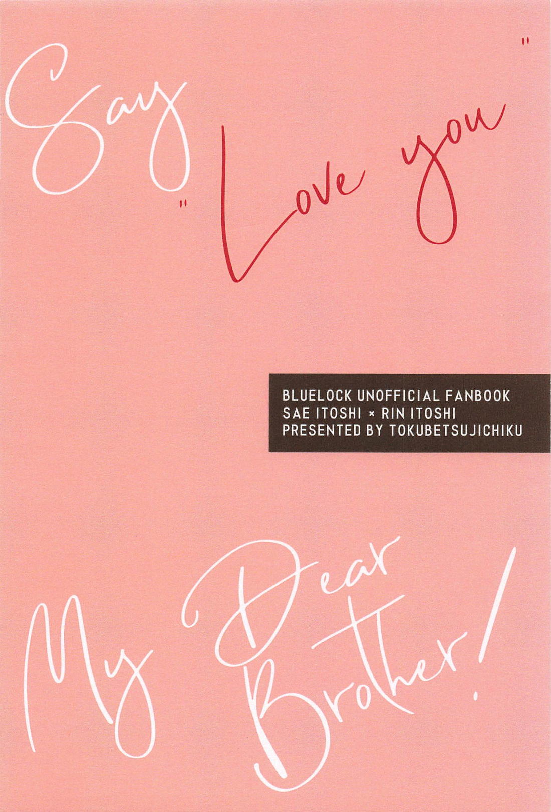 好きって言えよクソ兄貴！ 40ページ