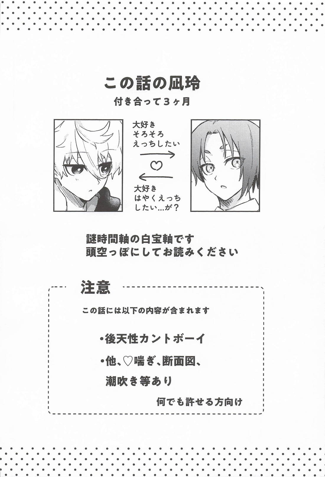 しーくれっとすいーとないと 3ページ