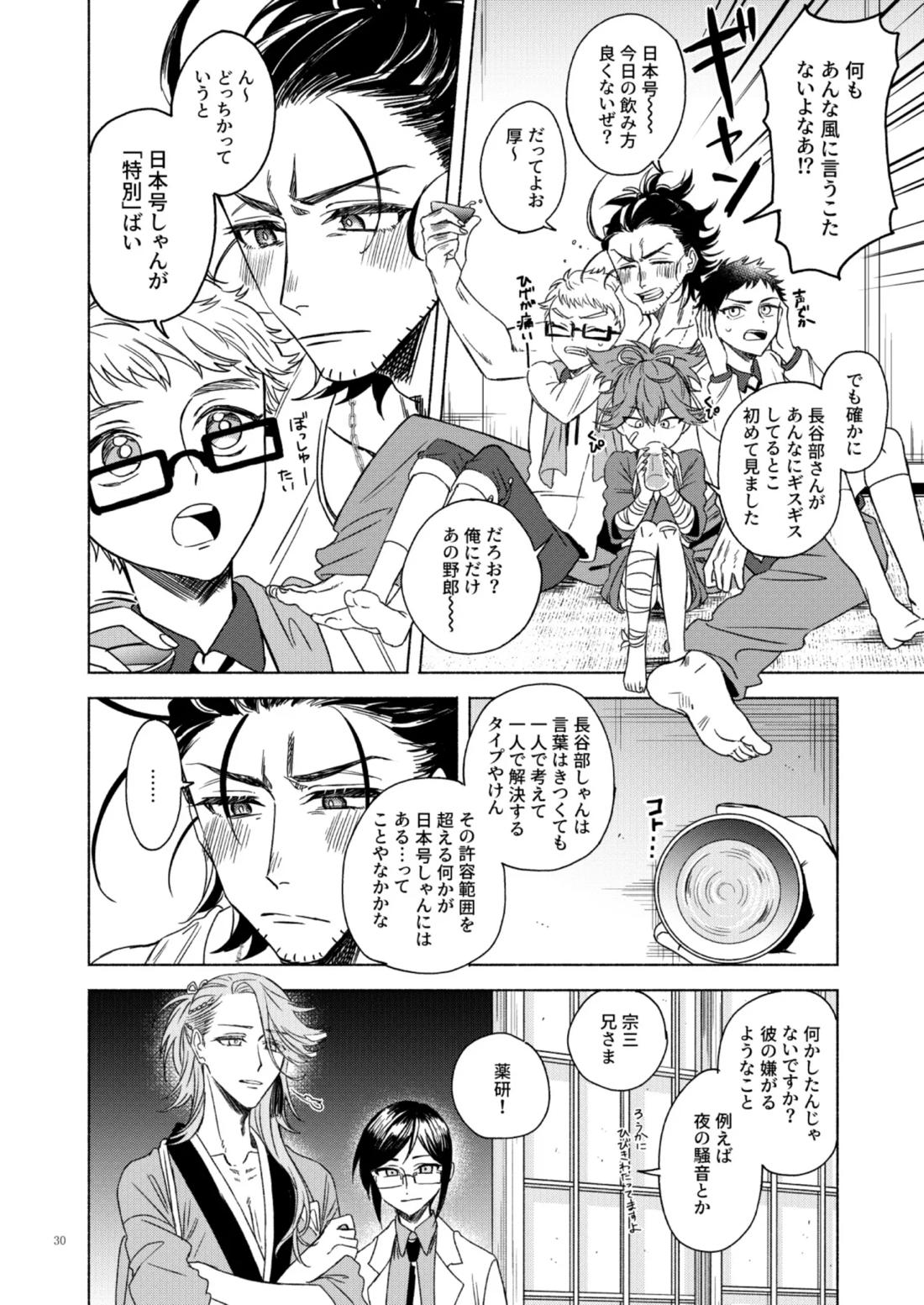 日本号＋長谷部回想漫画「藤波が立つ」【前編】 30ページ