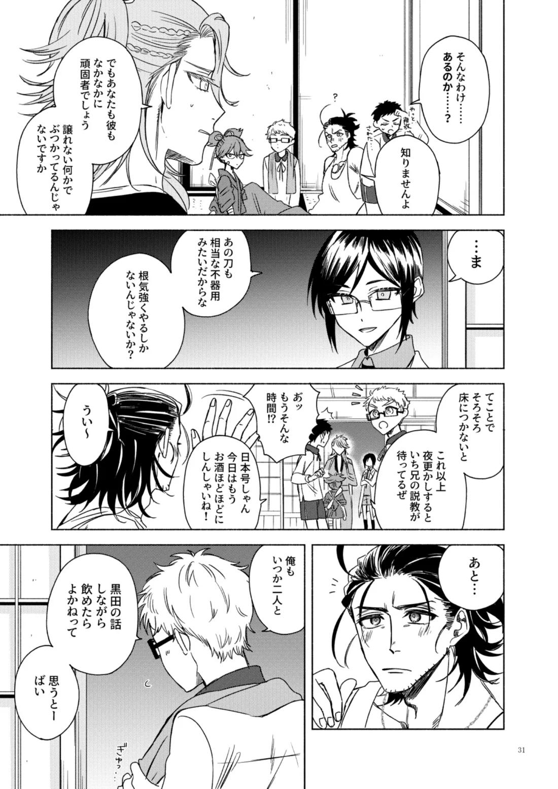 日本号＋長谷部回想漫画「藤波が立つ」【前編】 31ページ