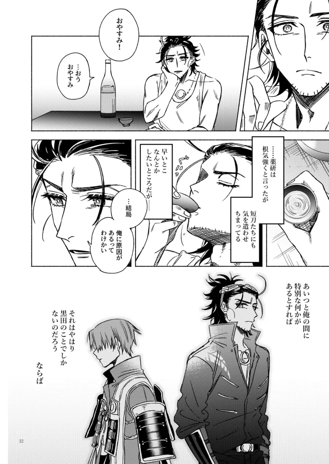 日本号＋長谷部回想漫画「藤波が立つ」【前編】 32ページ