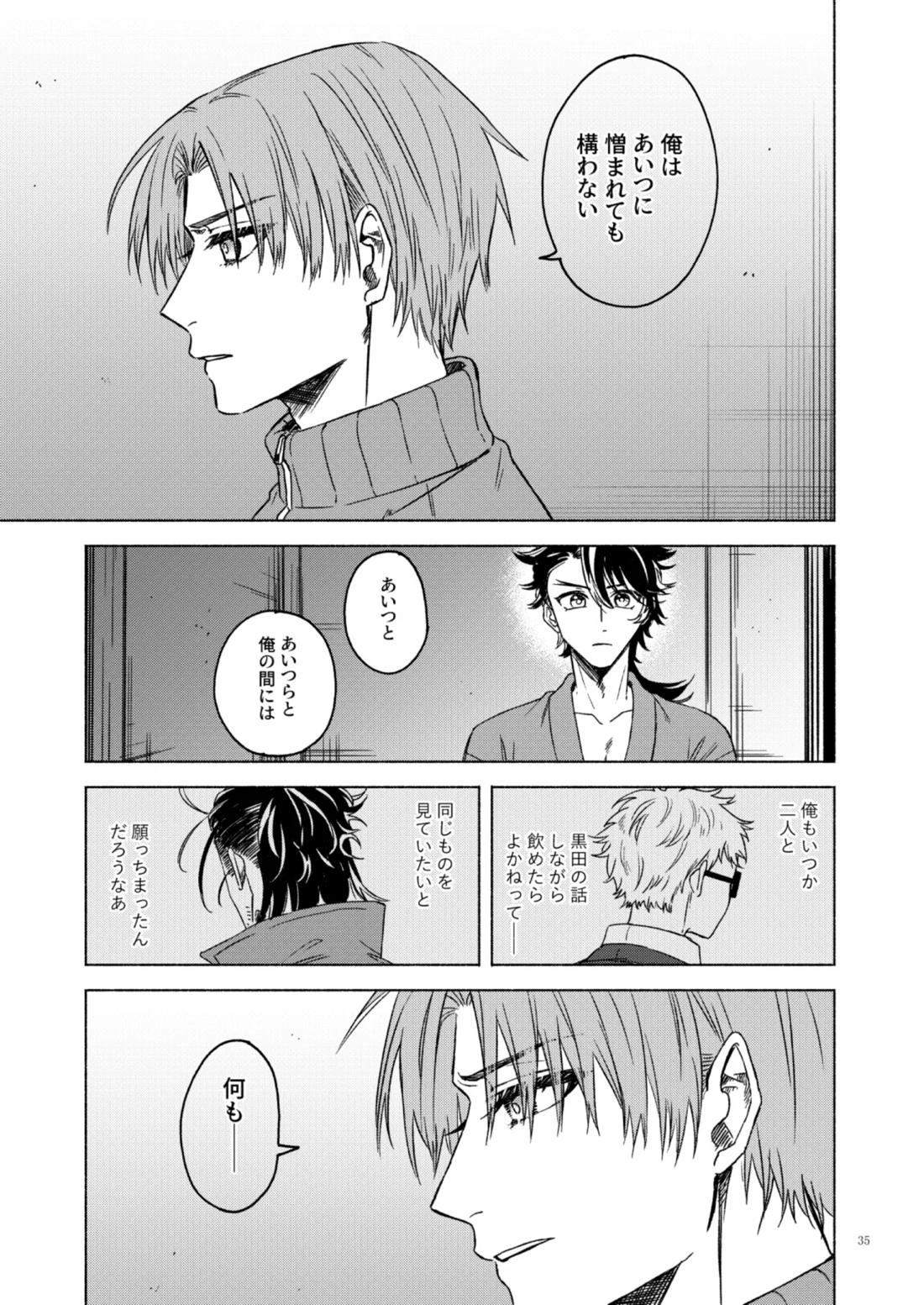 日本号＋長谷部回想漫画「藤波が立つ」【前編】 35ページ