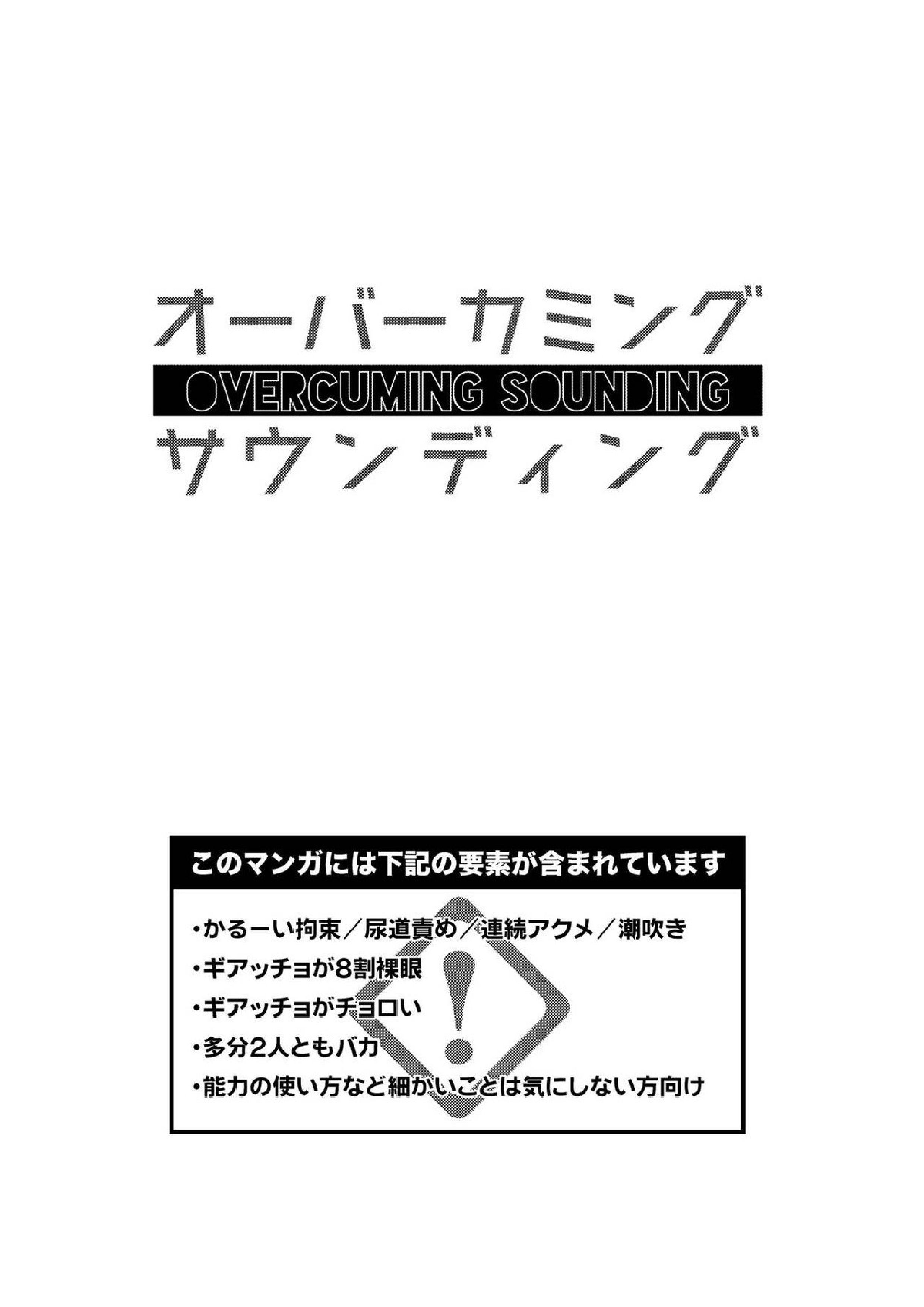 OVERCUMING SOUNDING 2ページ