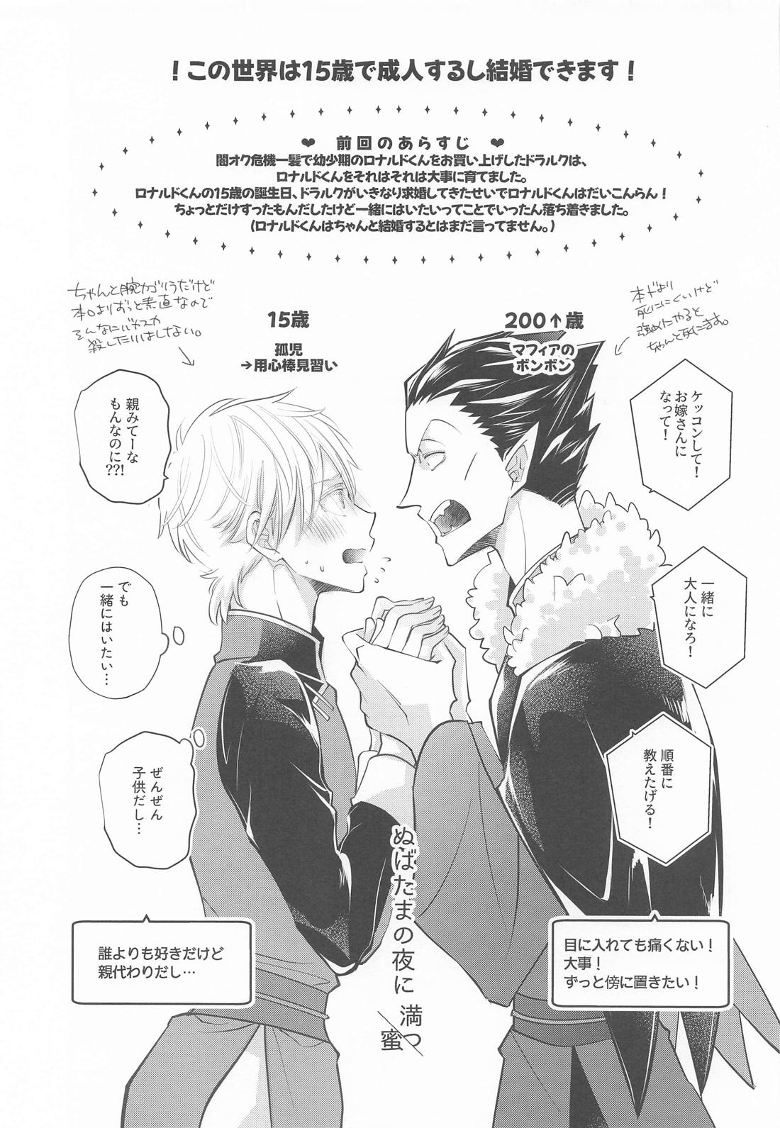 ぬばたまのよにみつ 2ページ