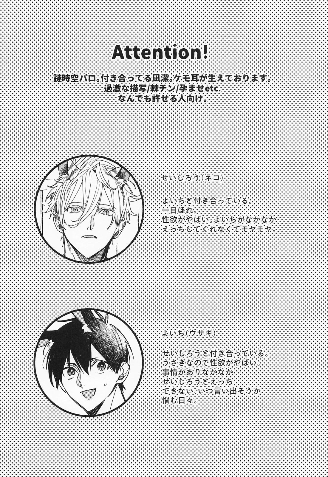 ねことうさぎの交尾事情 3ページ