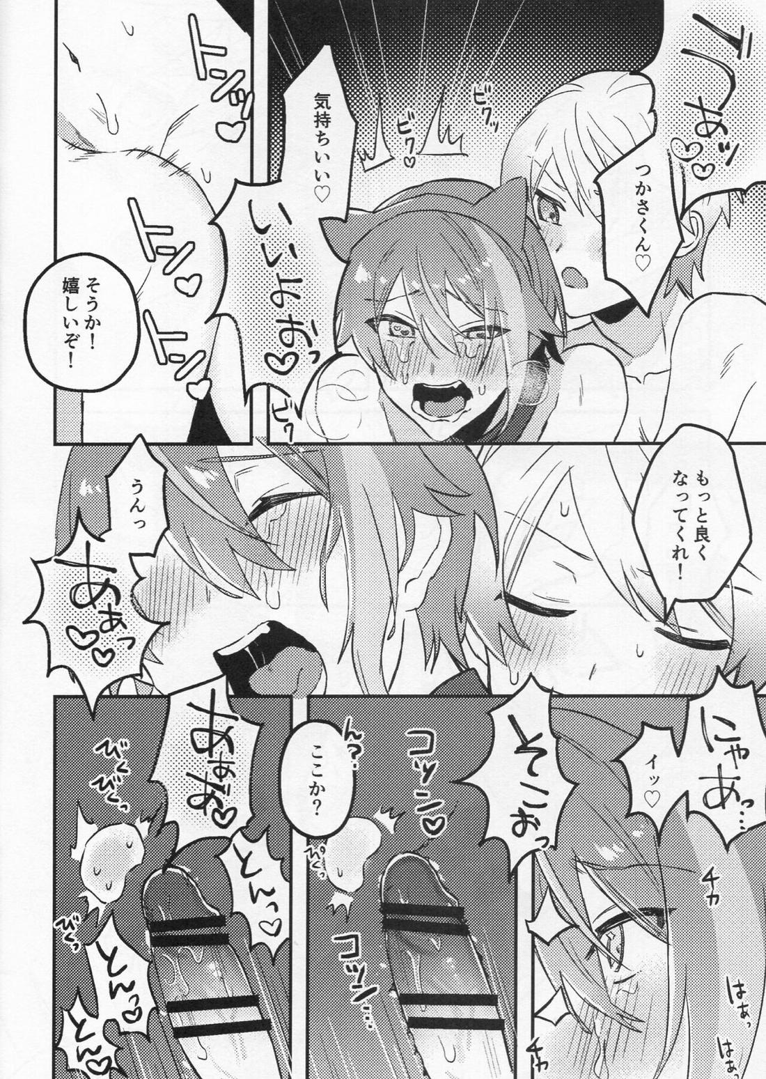 司類がにゃんにゃんする本 12ページ